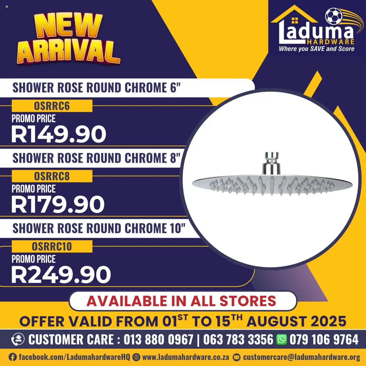 Laduma Hardware Specials │ valid from 01.08.2025 | Page: 2 | Products: Shower