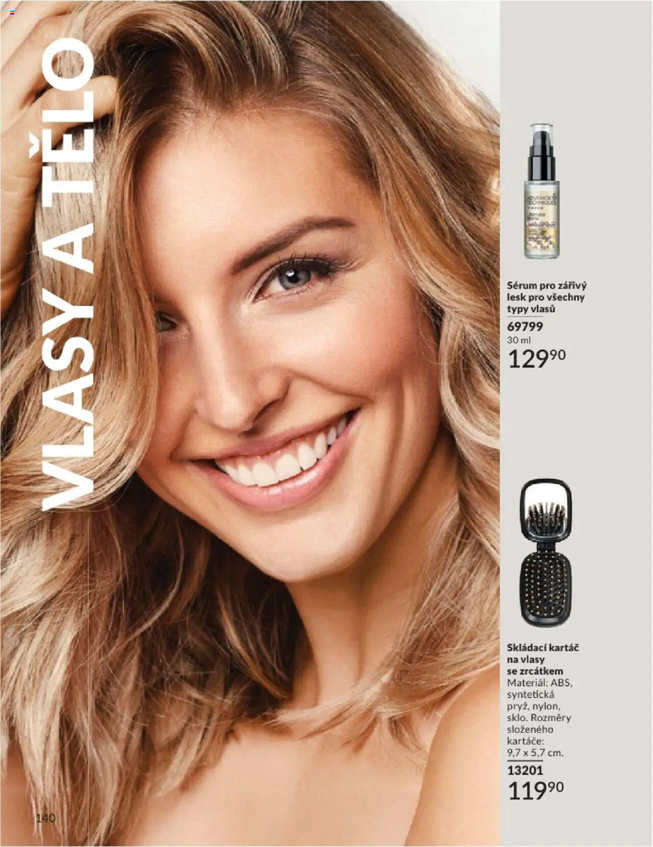 Avon katalog 8/2025 od 31.07.2025 | Strana: 140 | Produkty: Kartáč na vlasy, Sérum, Kartáč