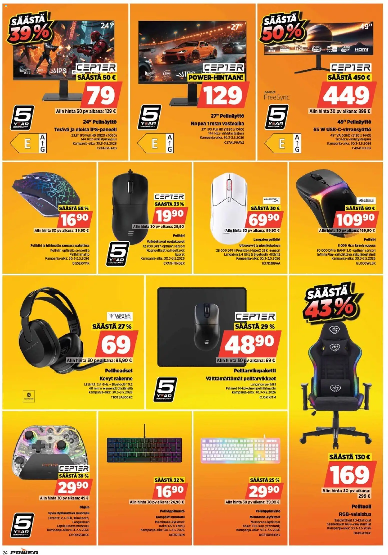 Power tarjoukset – voimassa 13.04.2026 alkaen | Sivu: 24