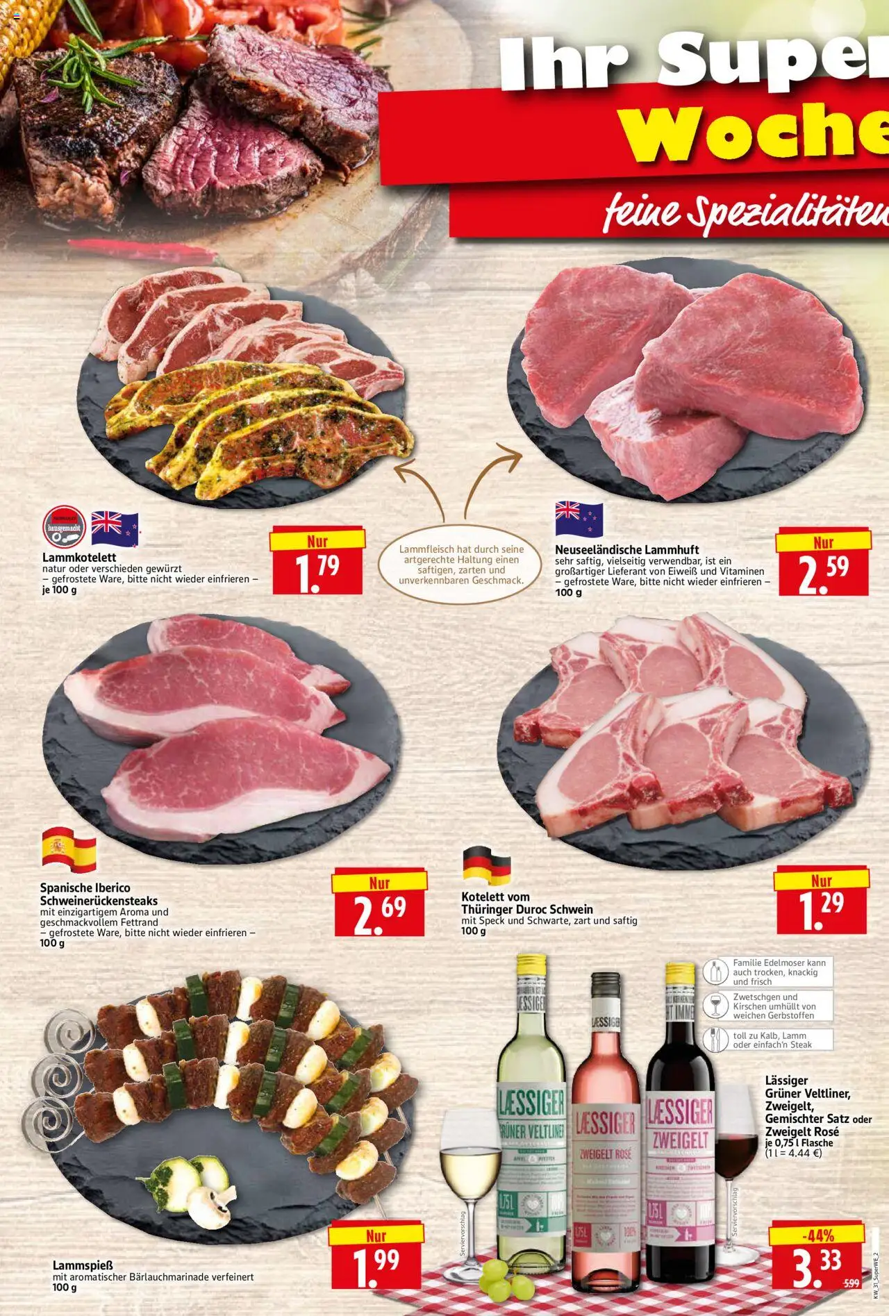 HERKULES Sonderbeilage - gültig ab dem 31.07.2025 | Seite: 2 | Produkte: Zwetschgen, Kirschen, Steak