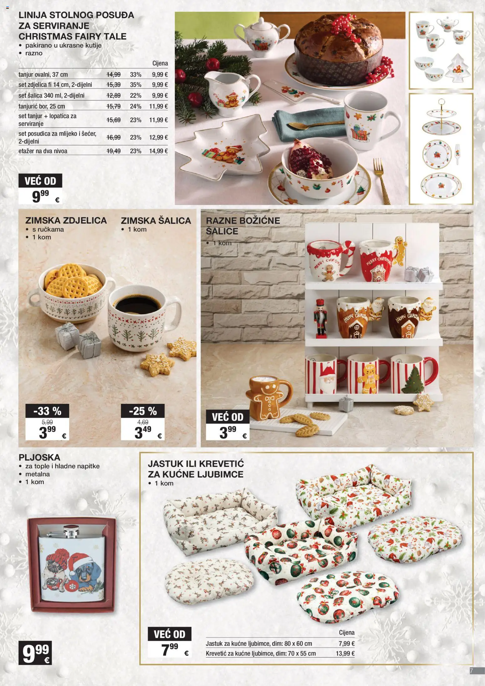 Interspar katalog | vrijedi od 12.11.2025 | Stranica: 7 | Proizvodi: Jastuk, Mlijeko, Lopatica, Šalica