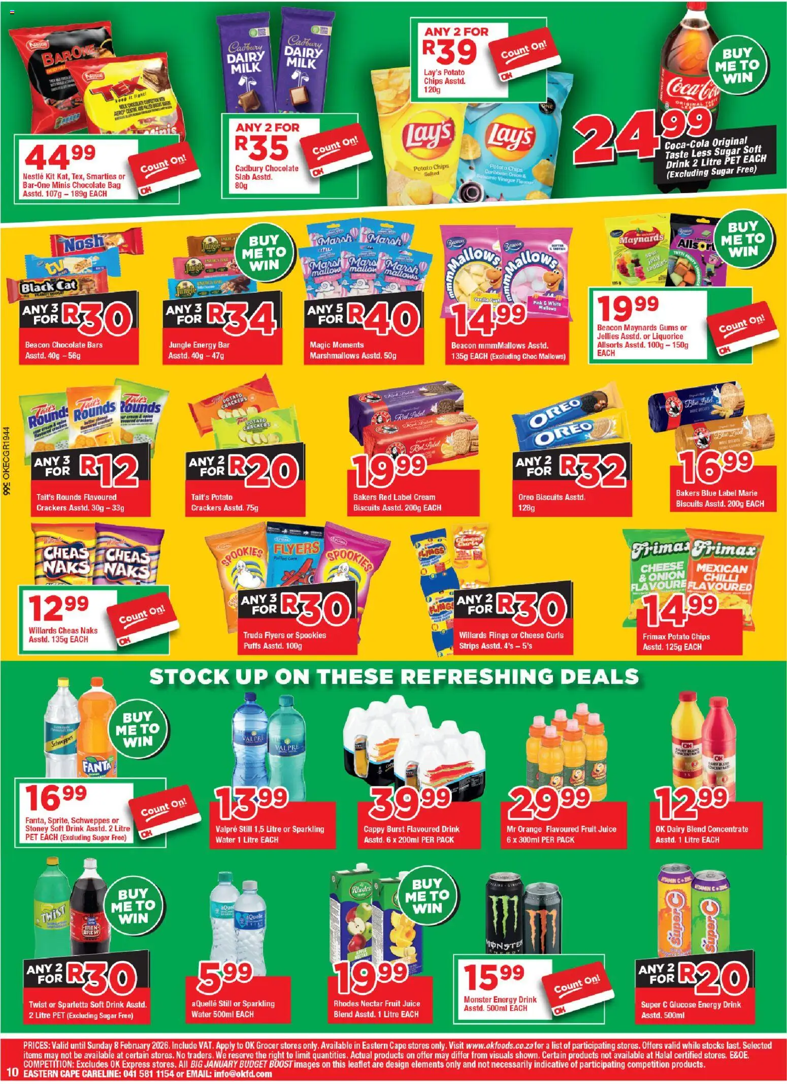 New OK Foods catalogue – valid from 21.01.2026 | Page: 10 | Products: Bag, Chocolate, Cream, Stock
