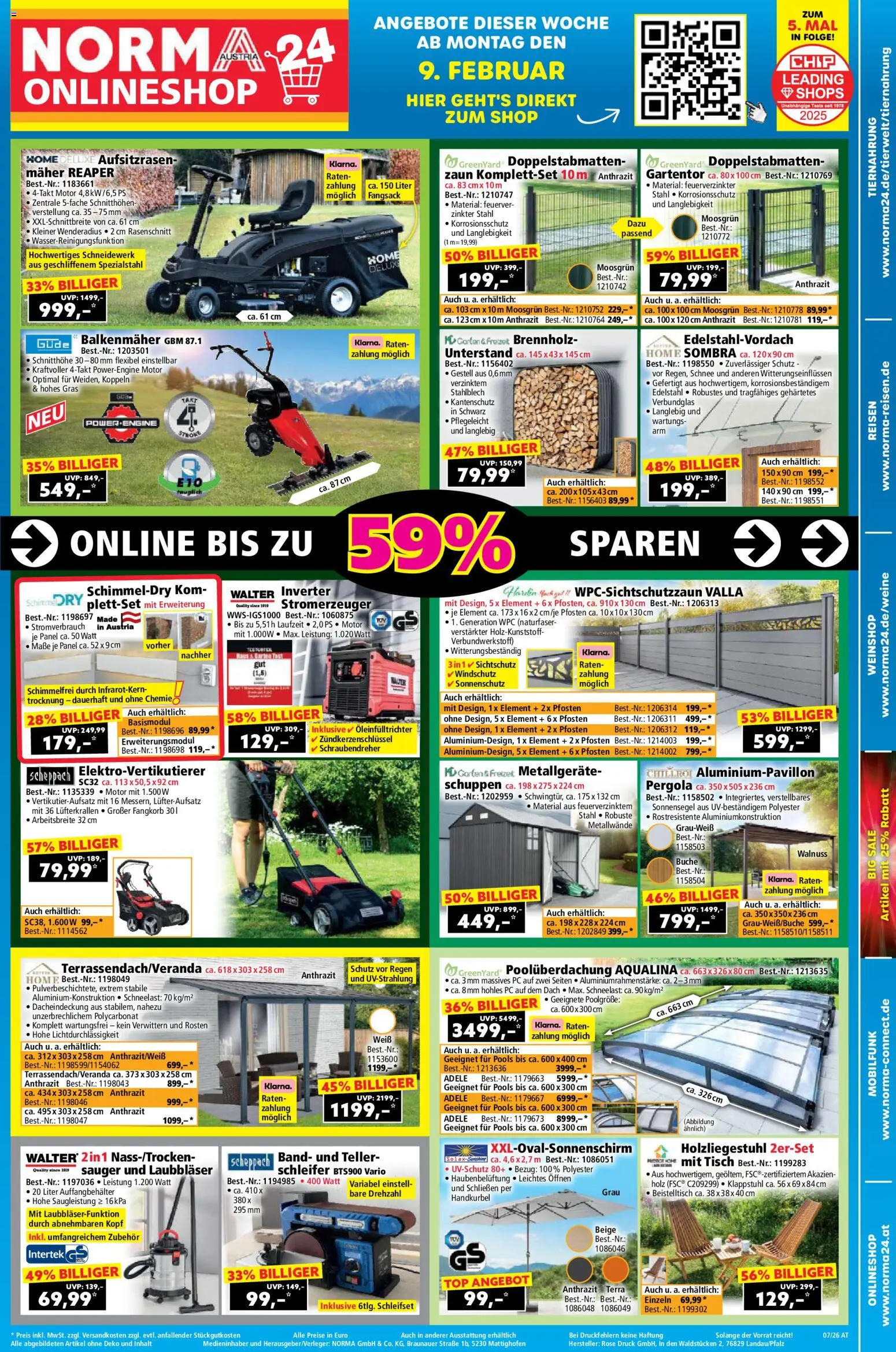 Norma Flugblatt gültig ab 09.02.2026 | Seite: 19 | Produkte: PC, Tisch