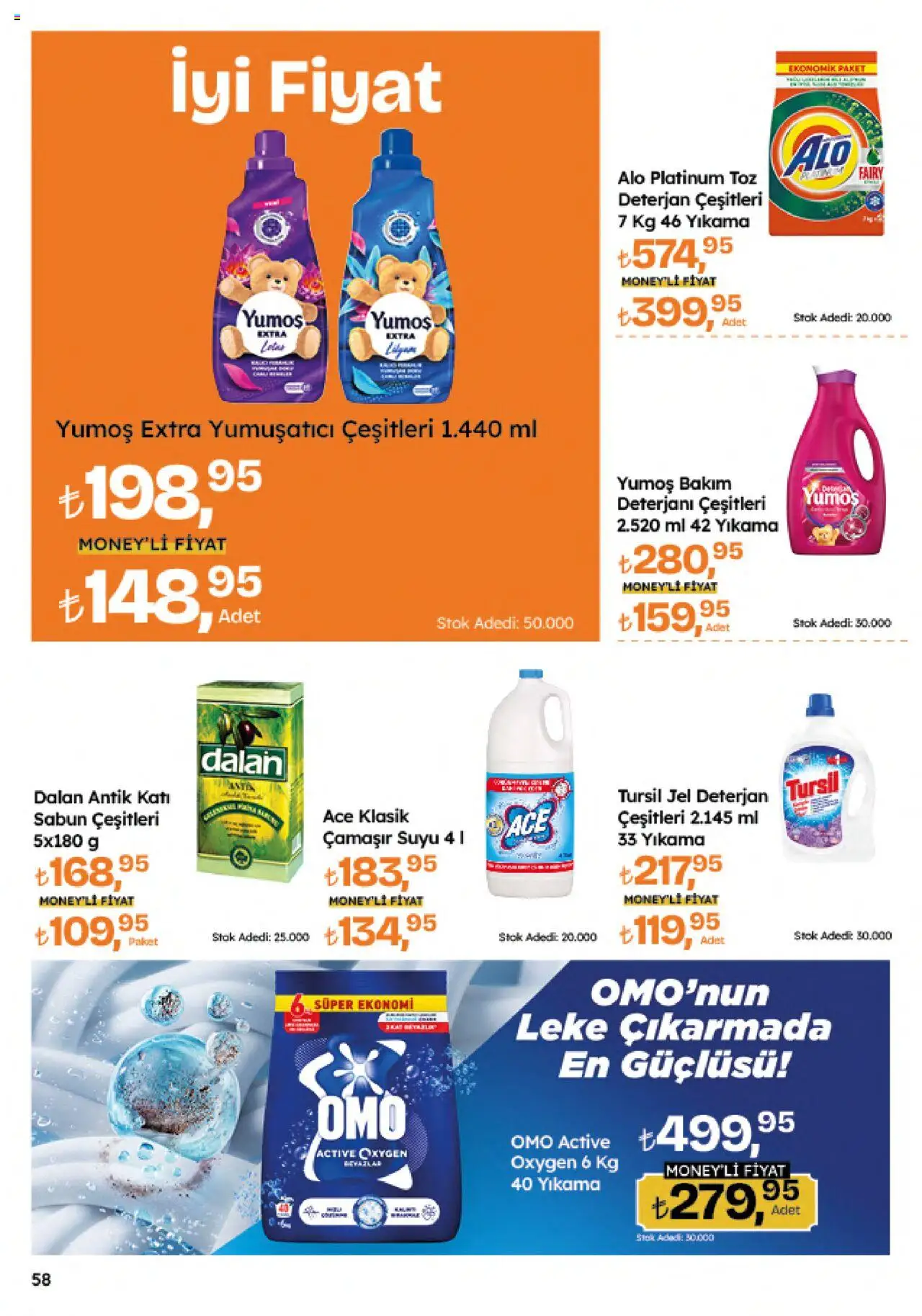 Migros Katalog - Migroskop - 07.08.2025 tarihinden itibaren geçerlidir | Sayfa: 58 | Ürünler: Sabun, Yumuşatıcı, Deterjan