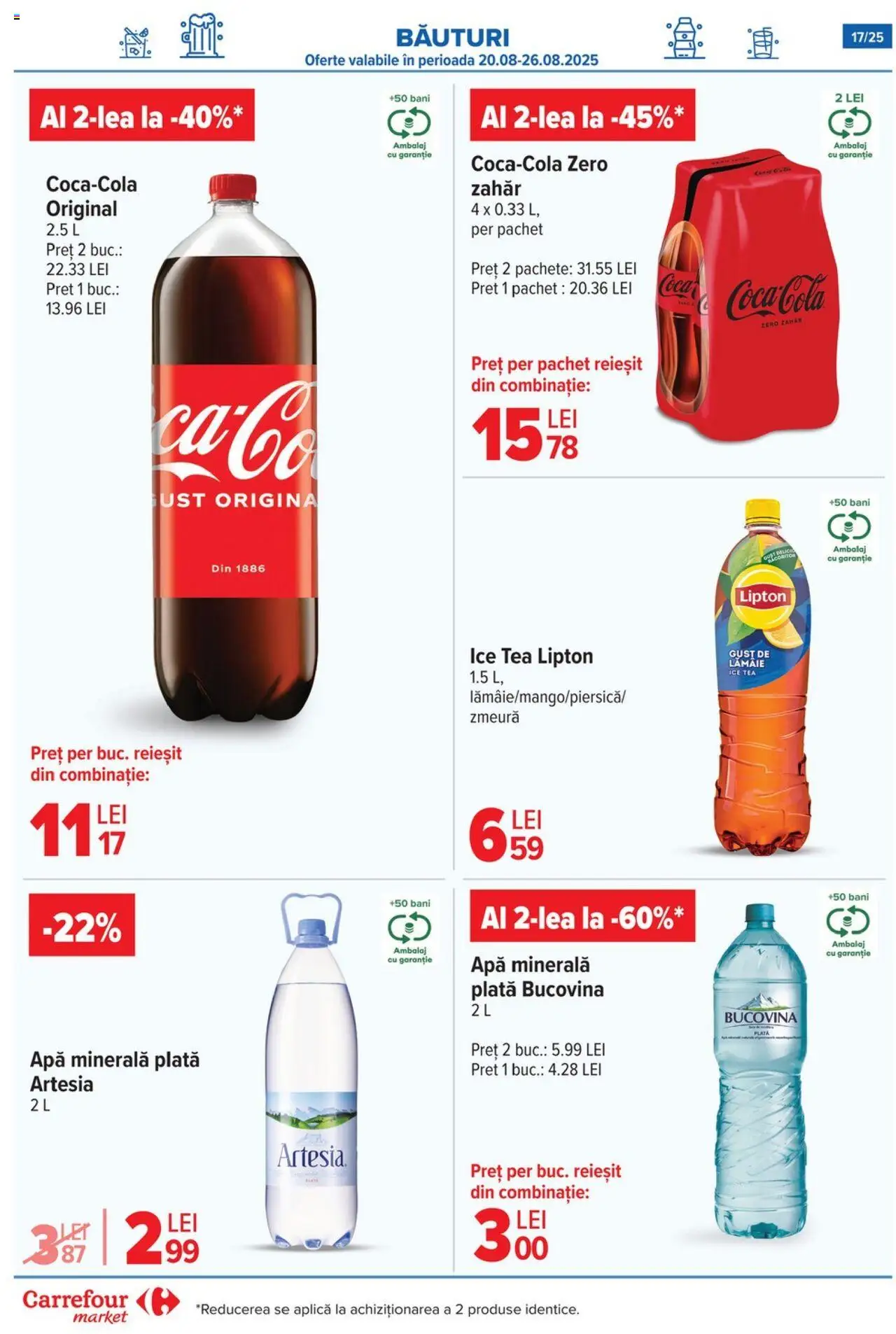 Carrefour catalog - Market – valabil de la 20.08.2025 | Pagină: 17 | Produse: Zmeură, Yazı tahtası kalemi, Zahăr, Lămâie