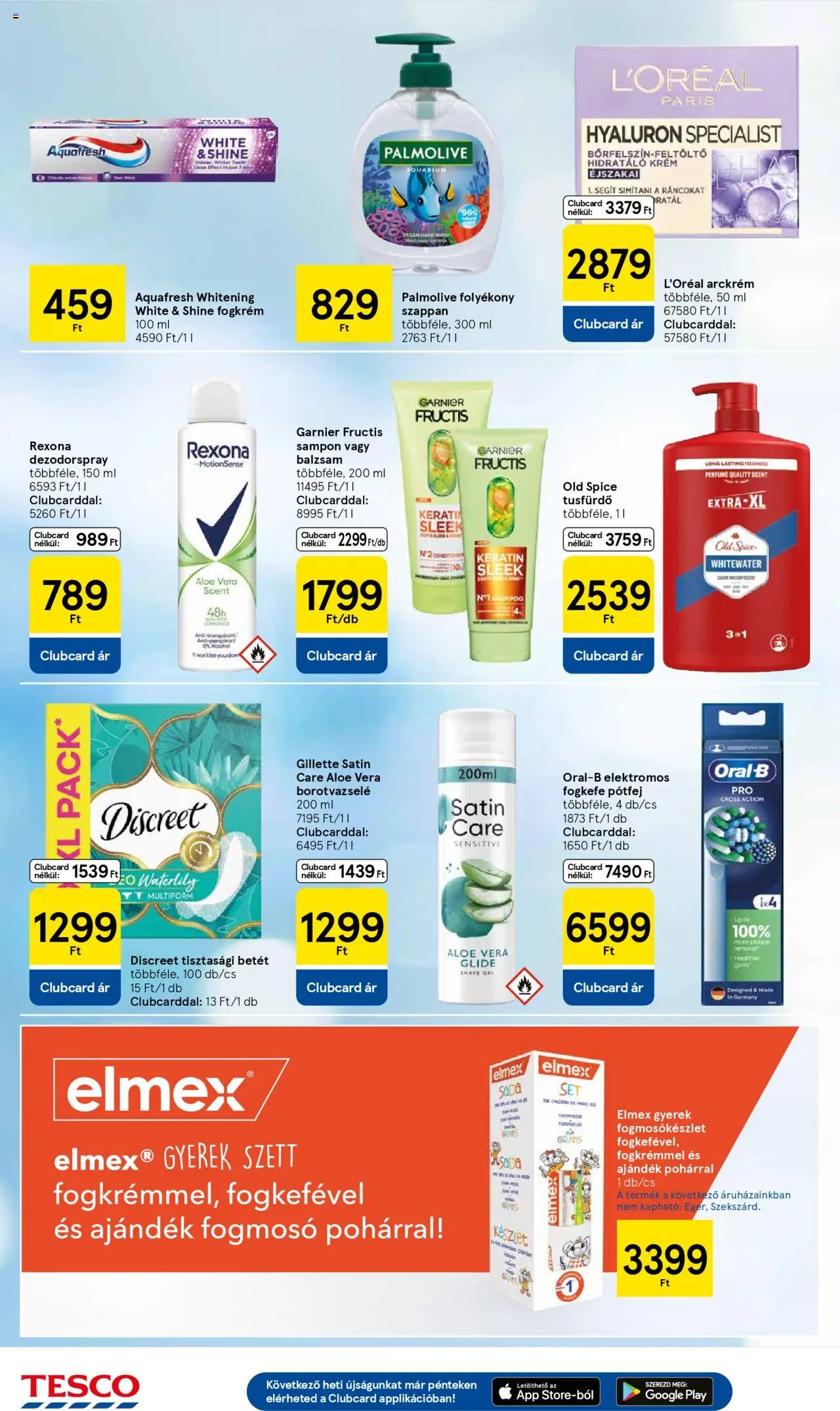 Tesco akciós ujság - amely érvényes a következő dátumtól: 28.08.2025 | Oldal: 26 | Termékek: Arckrém, Szappan, Fogkrém, Fogkefe