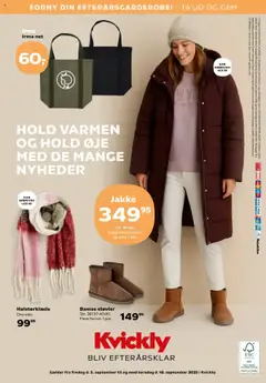 Kvickly tilbudsavis – gyldig fra 05.09.2025 | Side: 8 | Produkter: Jakke, Støvler, Halstørklæde