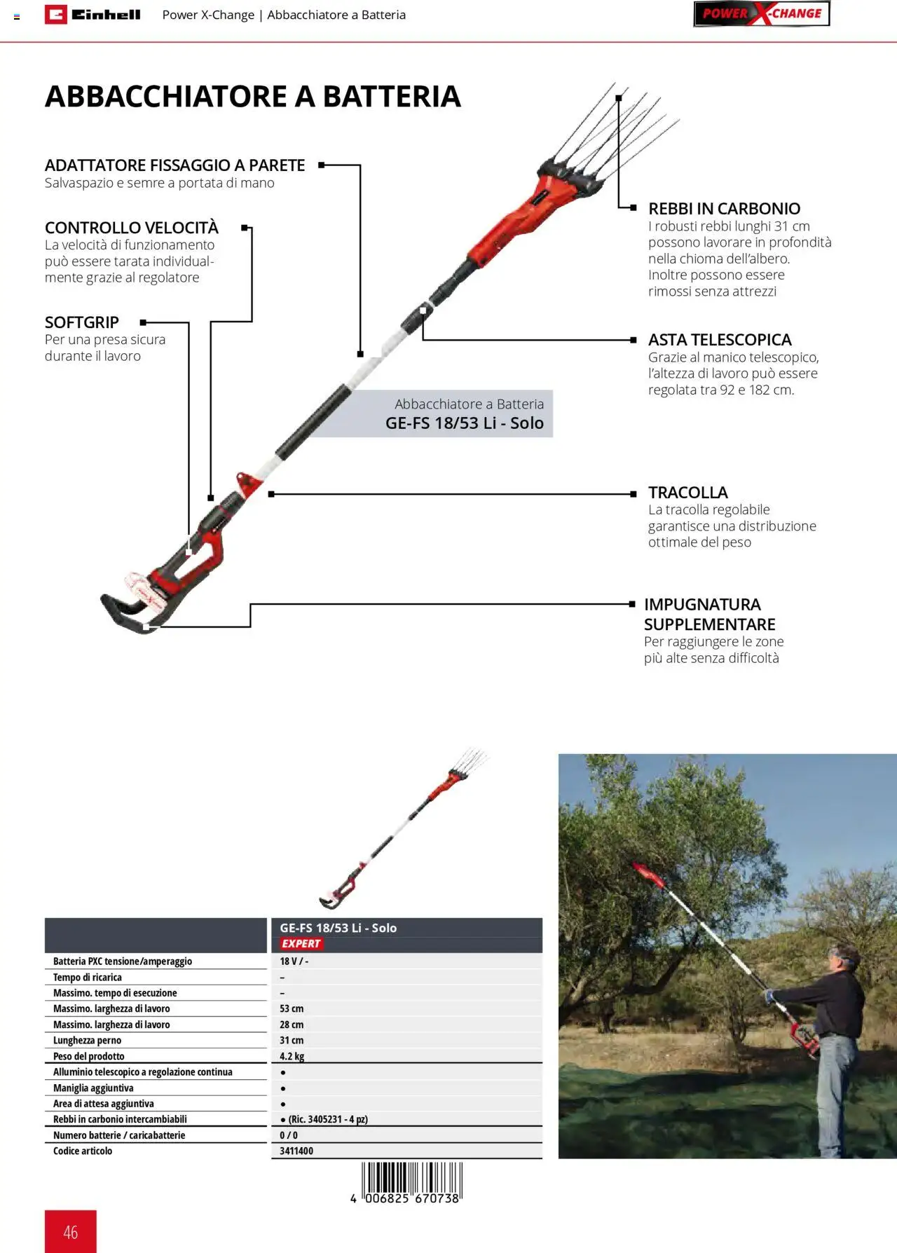 Volantino Einhell del 01.02.2025 | Pagina: 46 | Prodotti: Adattatore, Alluminio, Batterie, Caricabatterie