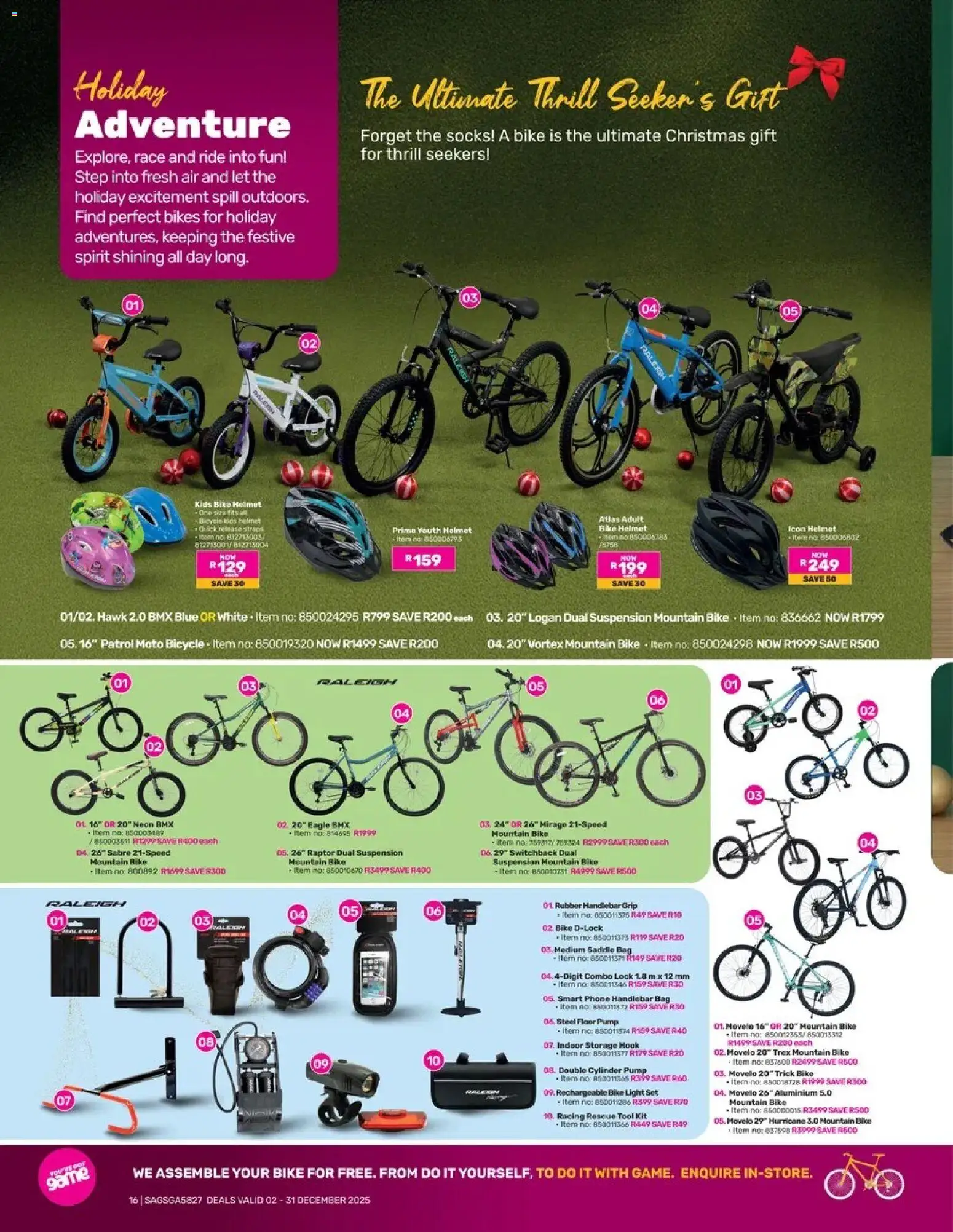 Game - Go Full Pink This Festive vol.2 valid from 02.12.2025 | Page: 16 | Products: Socks, Phone, Bag