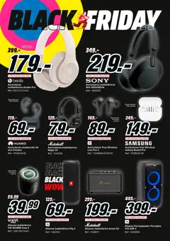 Vista previa Media Markt Black Friday válido desde el 21.11.2025 | Página: 16 | Productos: Auriculares, Altavoz