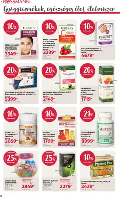 Rossmann Akciós újság - amely érvényes a következő dátumtól: 02.02.2026 | Oldal: 22 | Termékek: E vitamin, Kollagén, Bor, Multivitamin