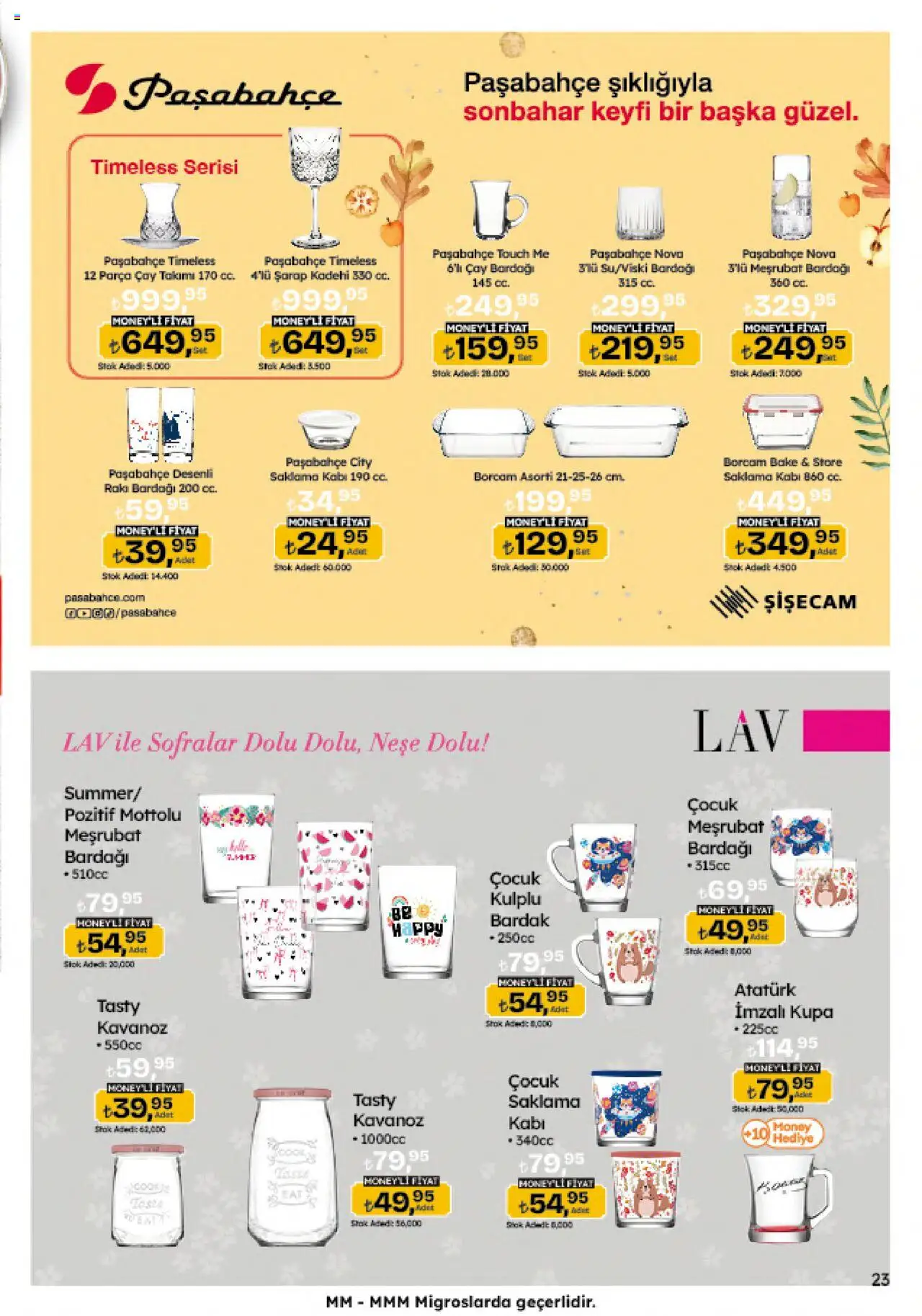 Migros Katalog - 5M Migroskop Dijital - 21.08.2025 tarihinden itibaren geçerlidir | Sayfa: 23 | Ürünler: Şarap, Çay, Zselatin, Çay bardağı