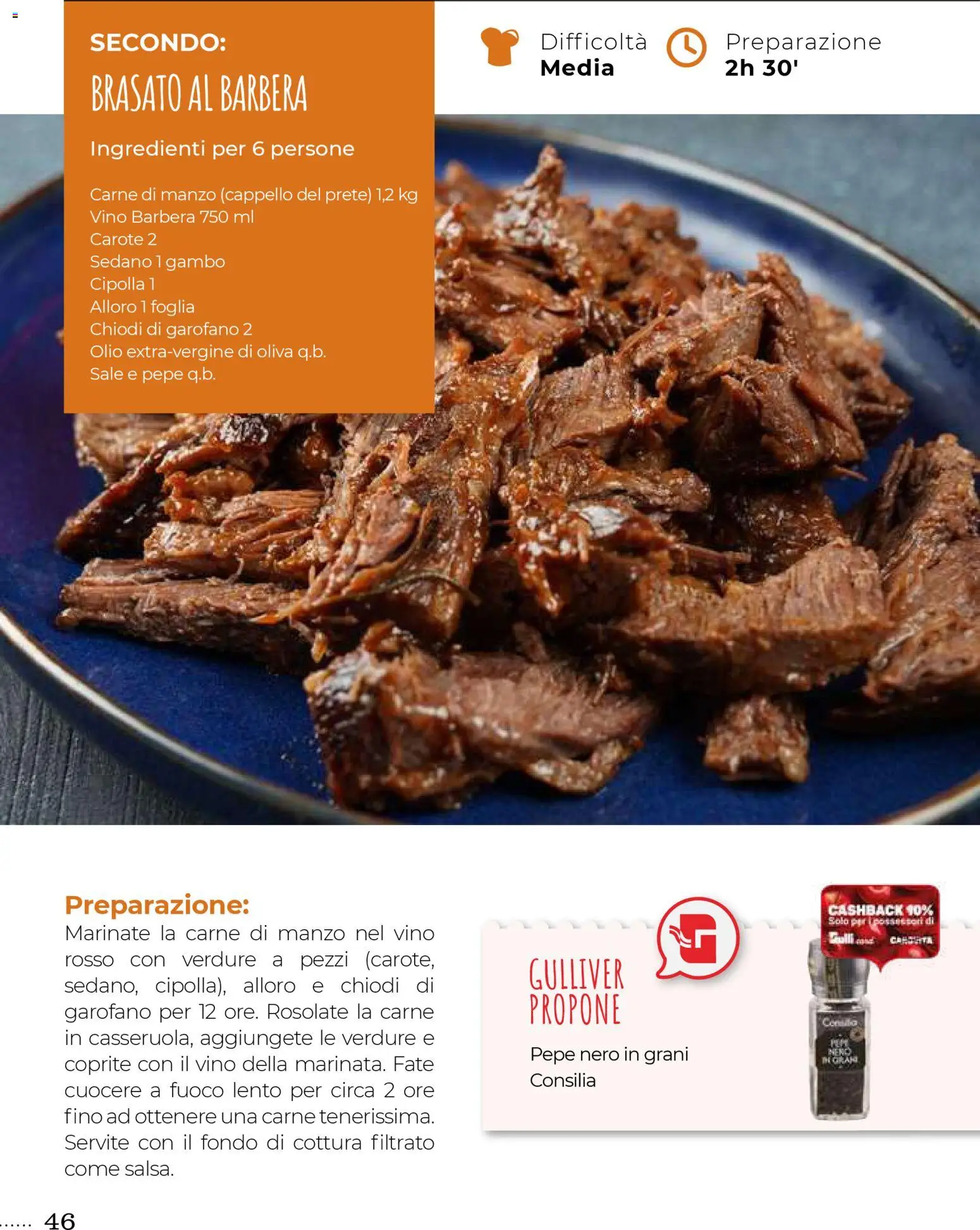 Volantino Gulliver del 31.10.2025 | Pagina: 46 | Prodotti: Sale, Carote, Olio, Chiodi