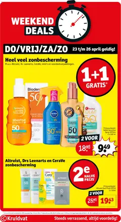 Kruidvat folder week 17 - Voorbeeld van een folder van Kruidvat, geldig van 20.04.2026 | Pagina: 45 | Producten: Kan, Pan, Festék, Zonnebrandcrème