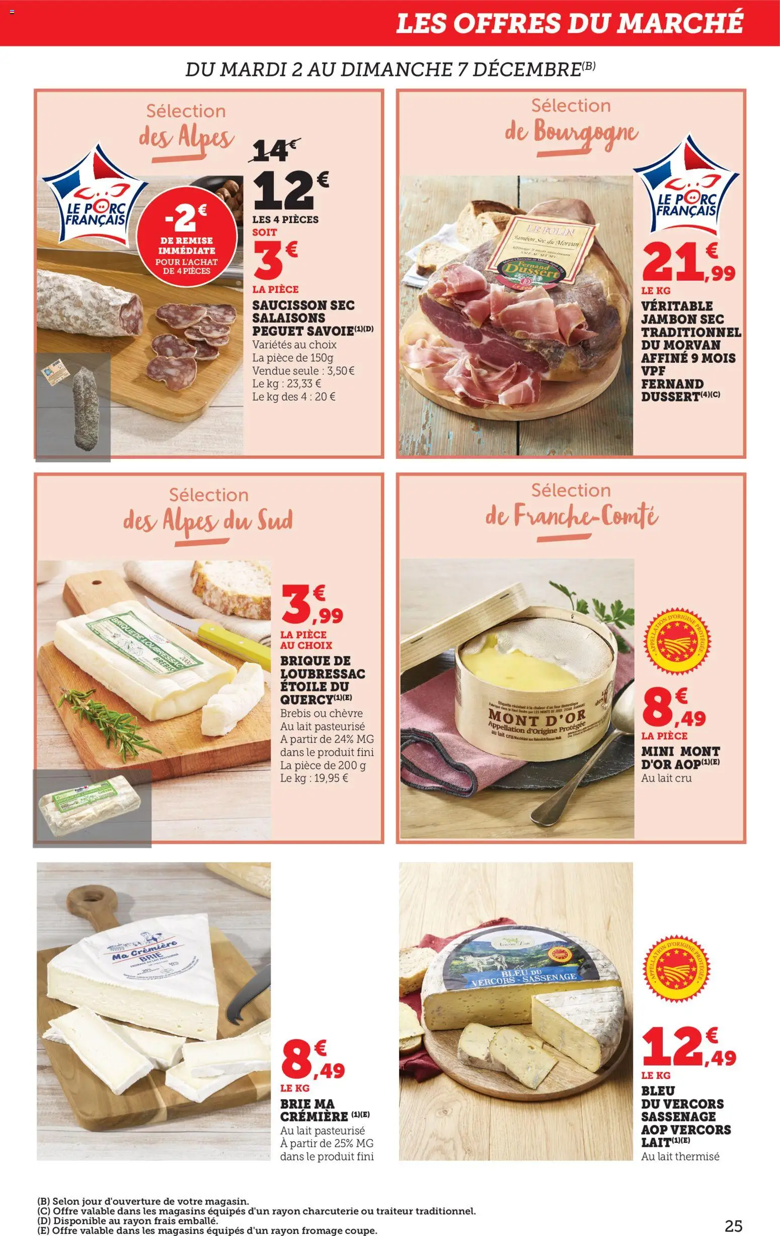 {H1} | Page: 26 | Produits: Saucisson, Saucisson sec, Lait, Jambon