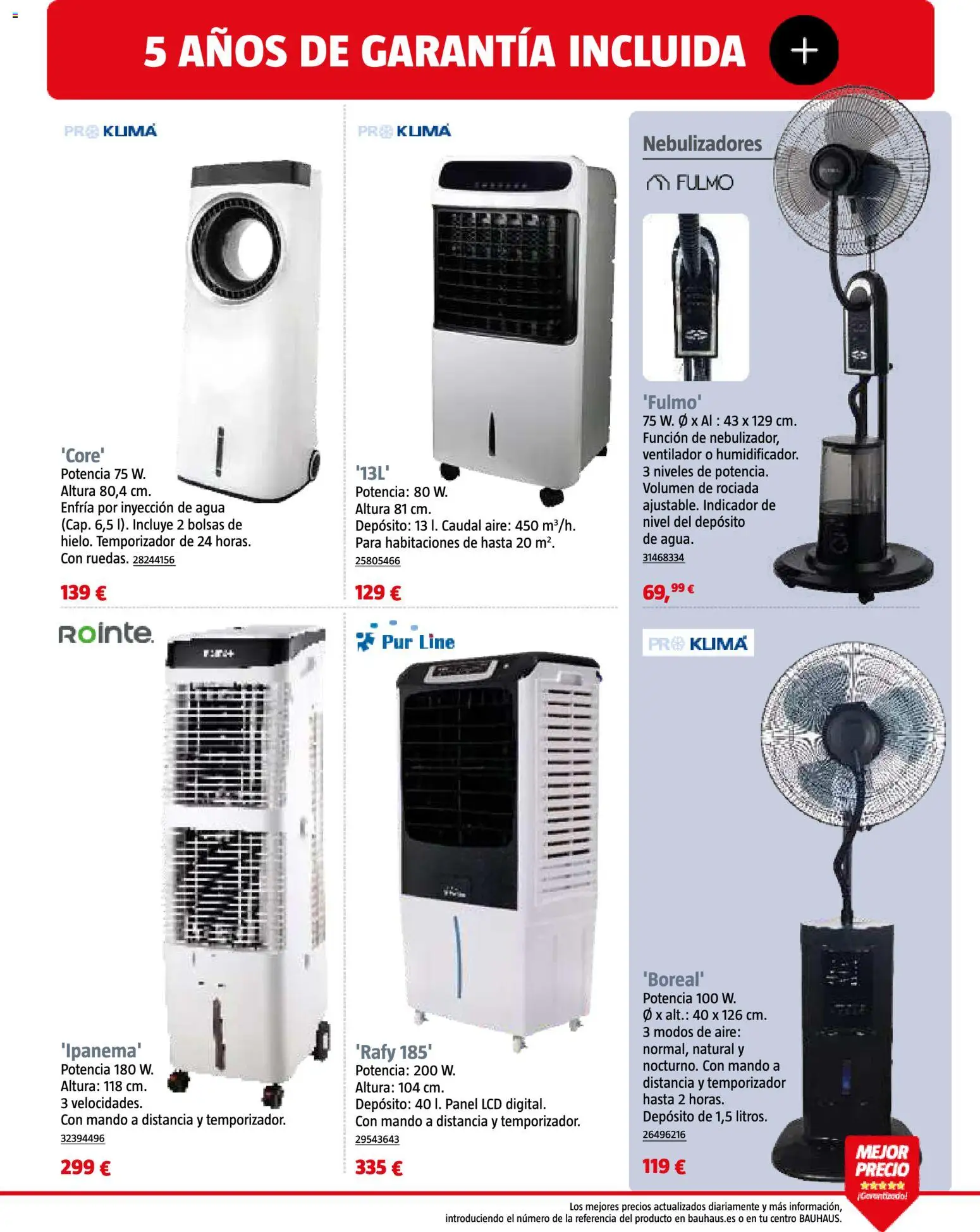 Bauhaus Climatización │ válido desde el 08.04.2026 | Página: 27 | Productos: Ventilador