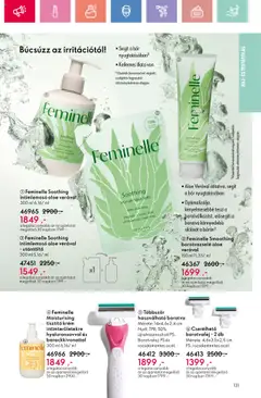 Oriflame akciós ujság - amely érvényes a következő dátumtól: 27.07.2025 | Oldal: 131 | Termékek: Borotva, Aloe vera, Bor