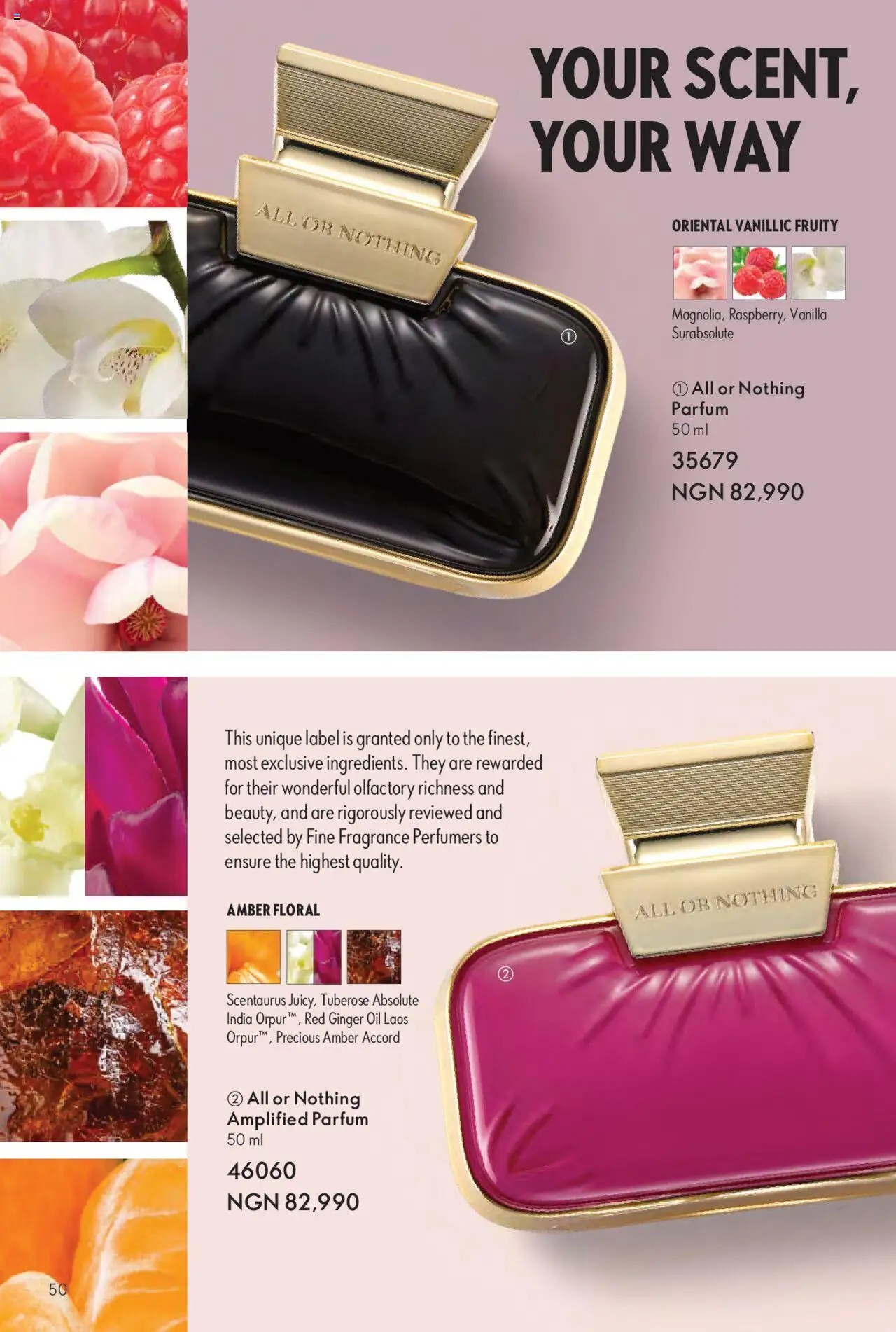 Oriflame - Catalogue  valid from 01.07.2025 | Page: 50 | Products: Zápich, Fragrance, Oil, Sekáček
