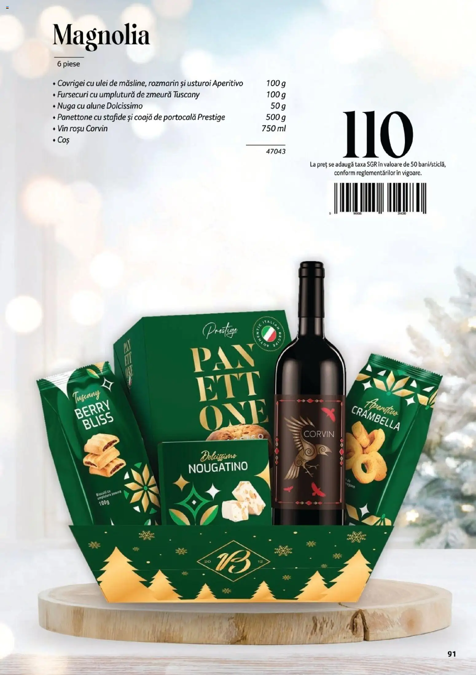 Noul catalog Selgros – valabil de la 07.11.2025 | Pagină: 91 | Produse: Coș, Vin, Stafide, Usturoi