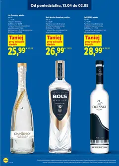 Pogląd oferty "Łza Pszenicy, wódka, 500 ml wódka" - ważna od 13.04.2026 | Strona: 3 | Produkty: Ogiński, Vodka, Wódka