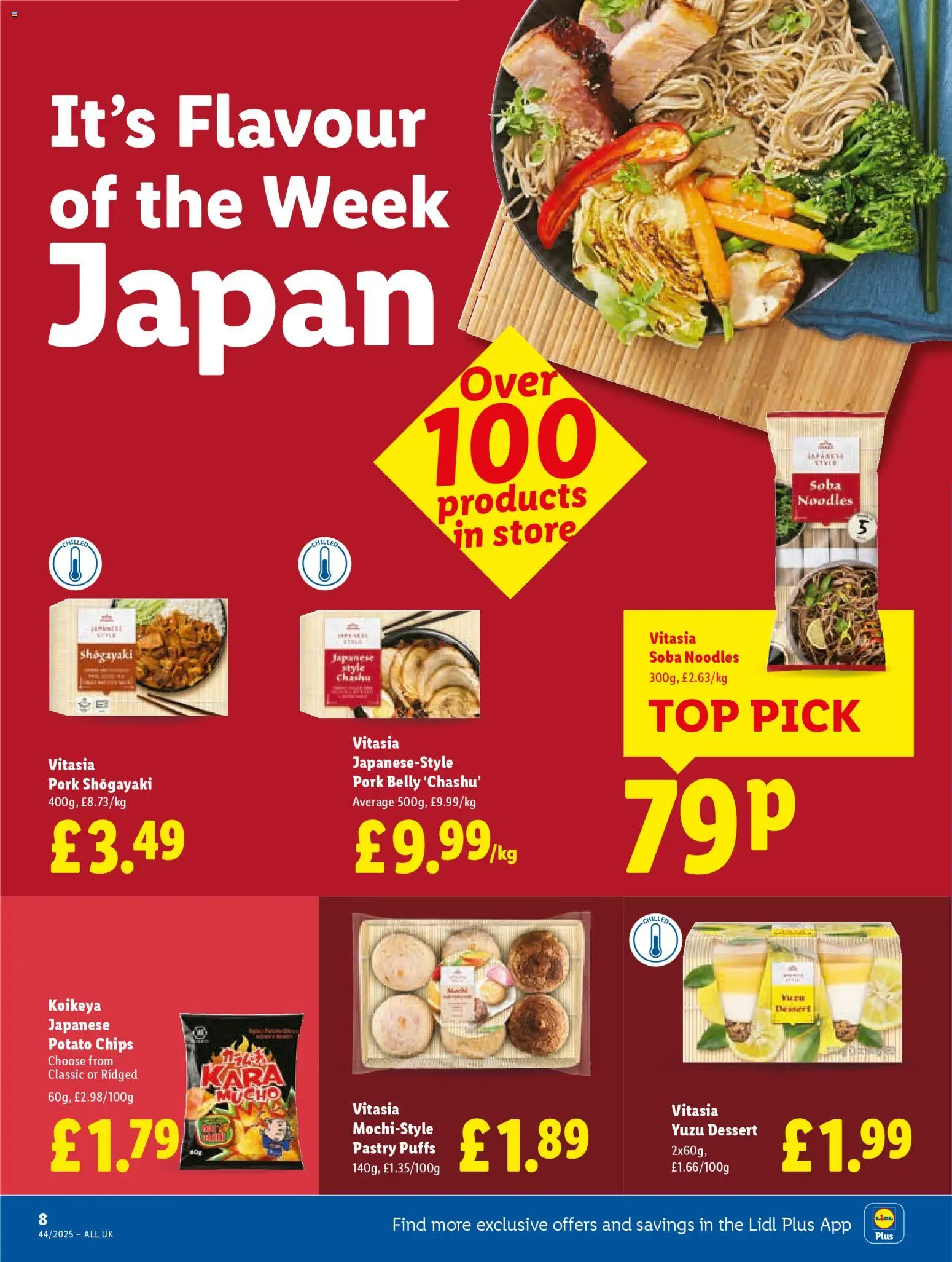 {H1} | Page: 8 | Products: Pork, Noodles, Chips