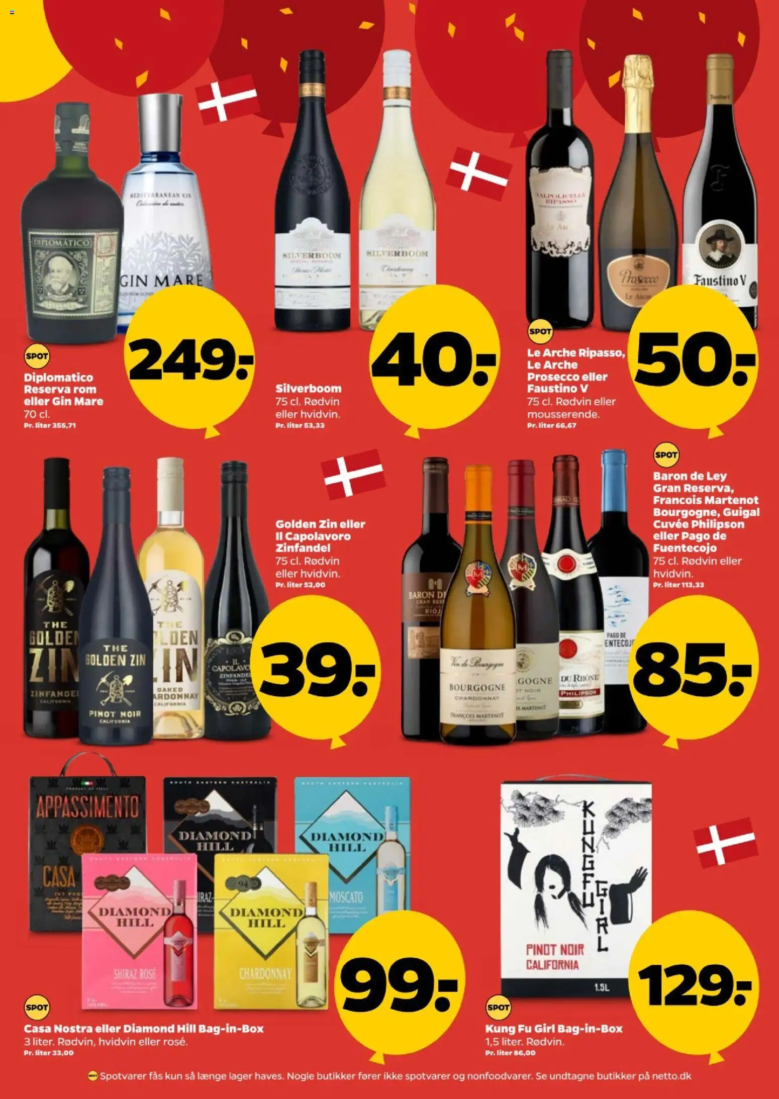 Netto tilbudsavis – gyldig fra 21.02.2026 | Side: 28 | Produkter: Gin, Rom