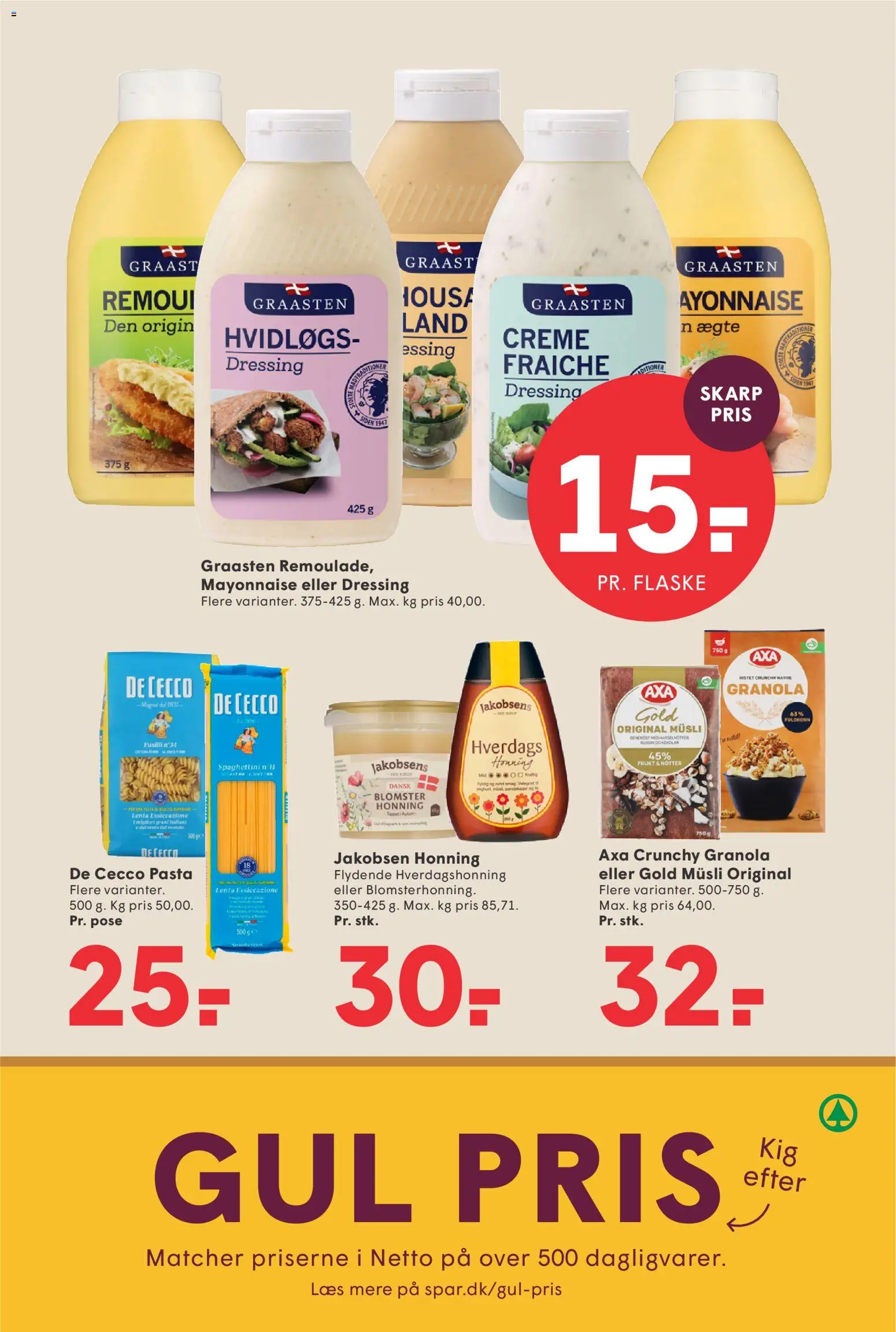Spar tilbudsavis – gyldig fra 01.05.2026 | Side: 14 | Produkter: Creme, Dressing, Müsli, Honning