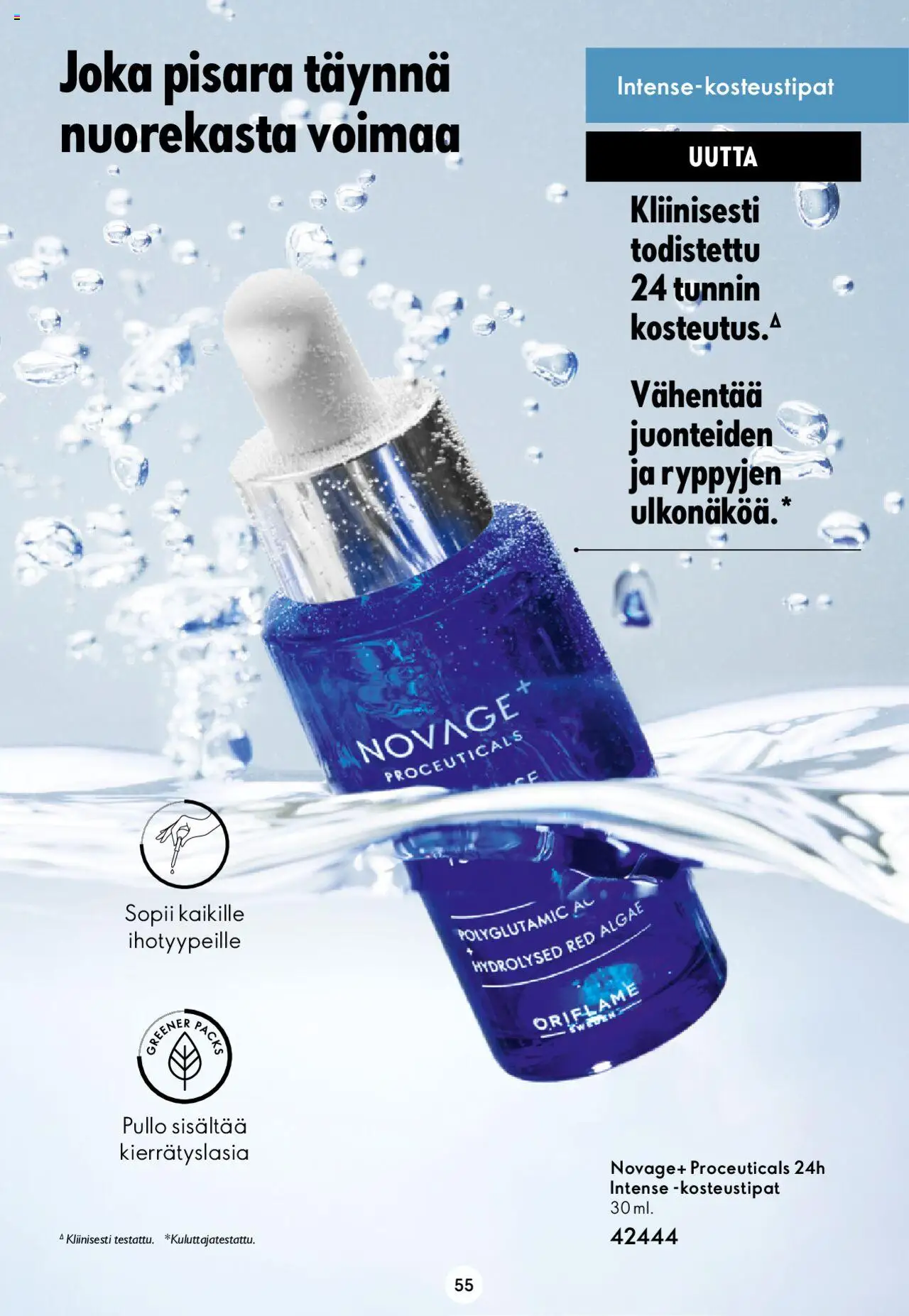 Oriflame Novage+ – voimassa 25.01.2024 alkaen | Sivu: 55