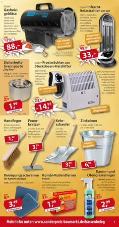 Sonderpreis Baumarkt Prospekt 	 ab 27.12.2025 gültig | Seite: 7 | Produkte: Kamin