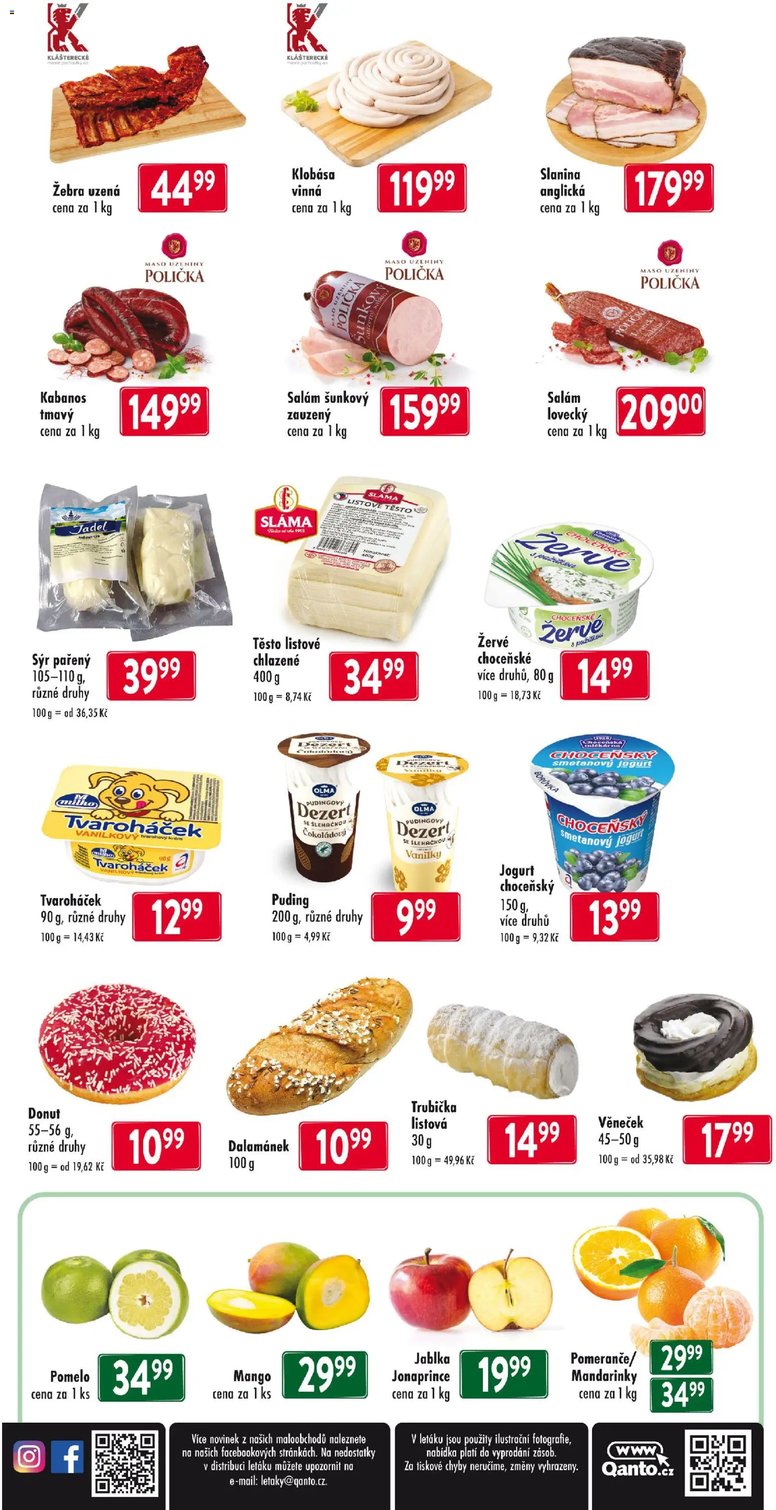 Astur & Qanto - Leták od 27.11.2025 | Strana: 4 | Produkty: Donut, Jogurt, Mandarinky, Dalamánek