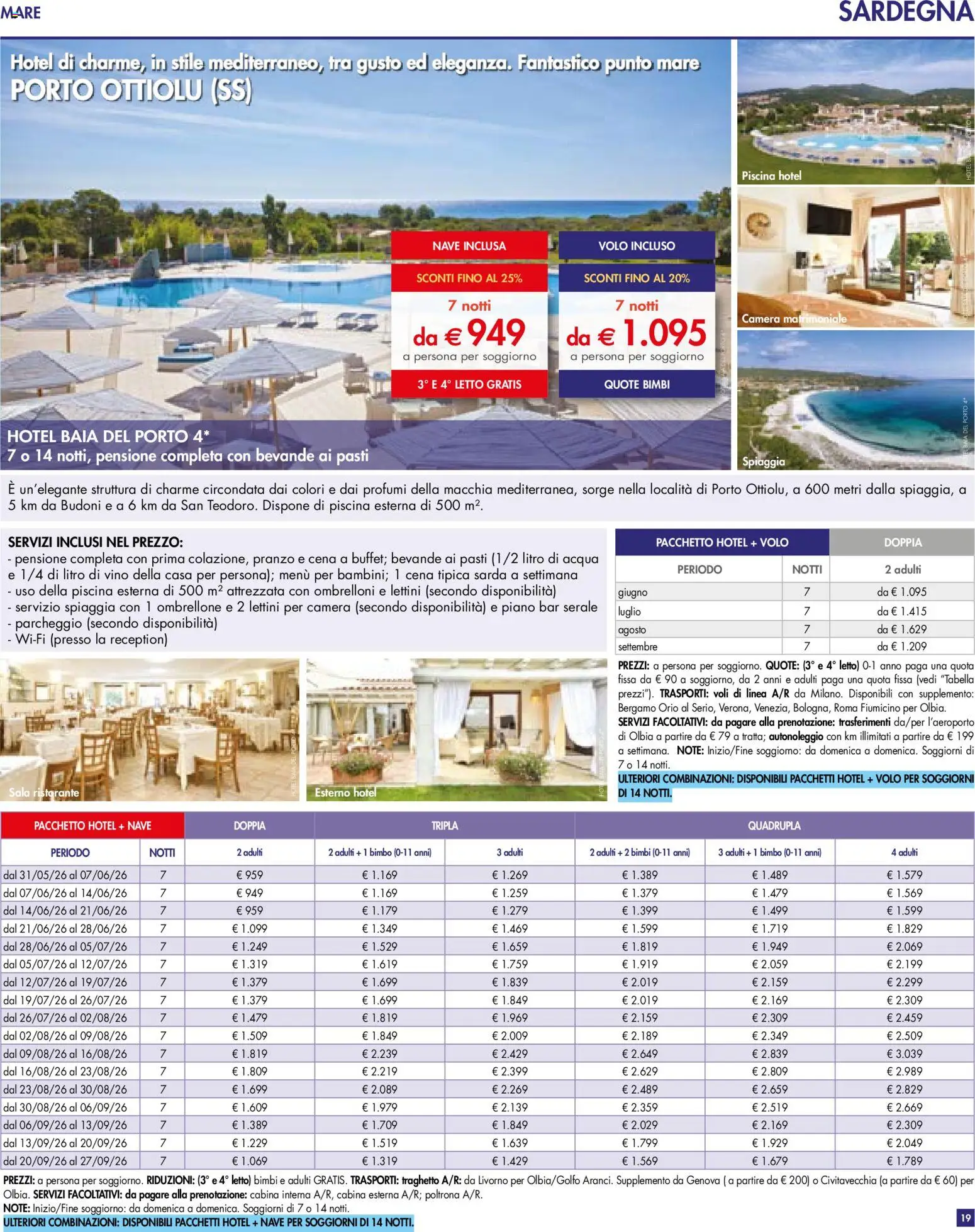 Volantino Esselunga S del 28.01.2026 | Pagina: 19 | Prodotti: Ombrellone, Vino, Piscina, Letto