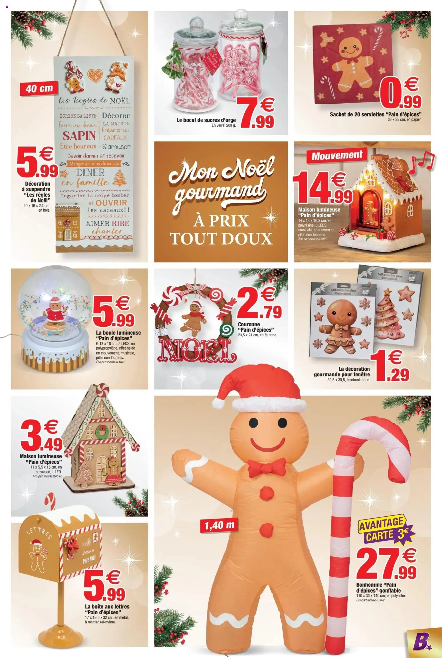 {H1} | Page: 5 | Produits: Boîte aux lettres, Pain, Piles