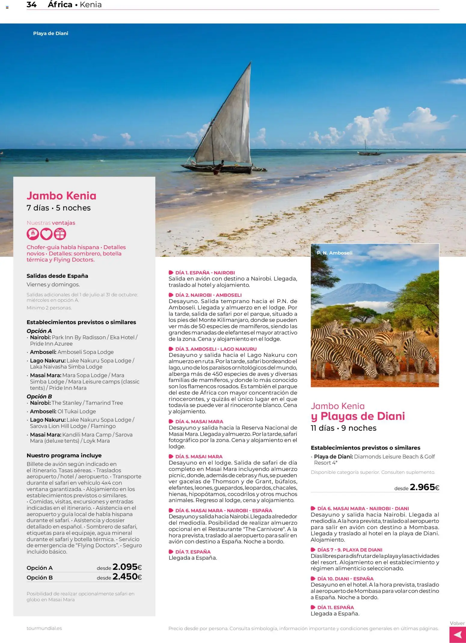 Viajes El Corte Inglés Africa y Oriente Medio │ válido desde el 01.01.2026 | Página: 34 | Productos: Agua mineral