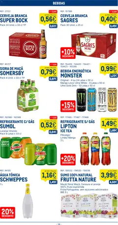 Pré-visualização Makro folheto válido de 10.02.2026 | Página: 14 | Produtos: Maça, Sumo, Somersby, Bebida