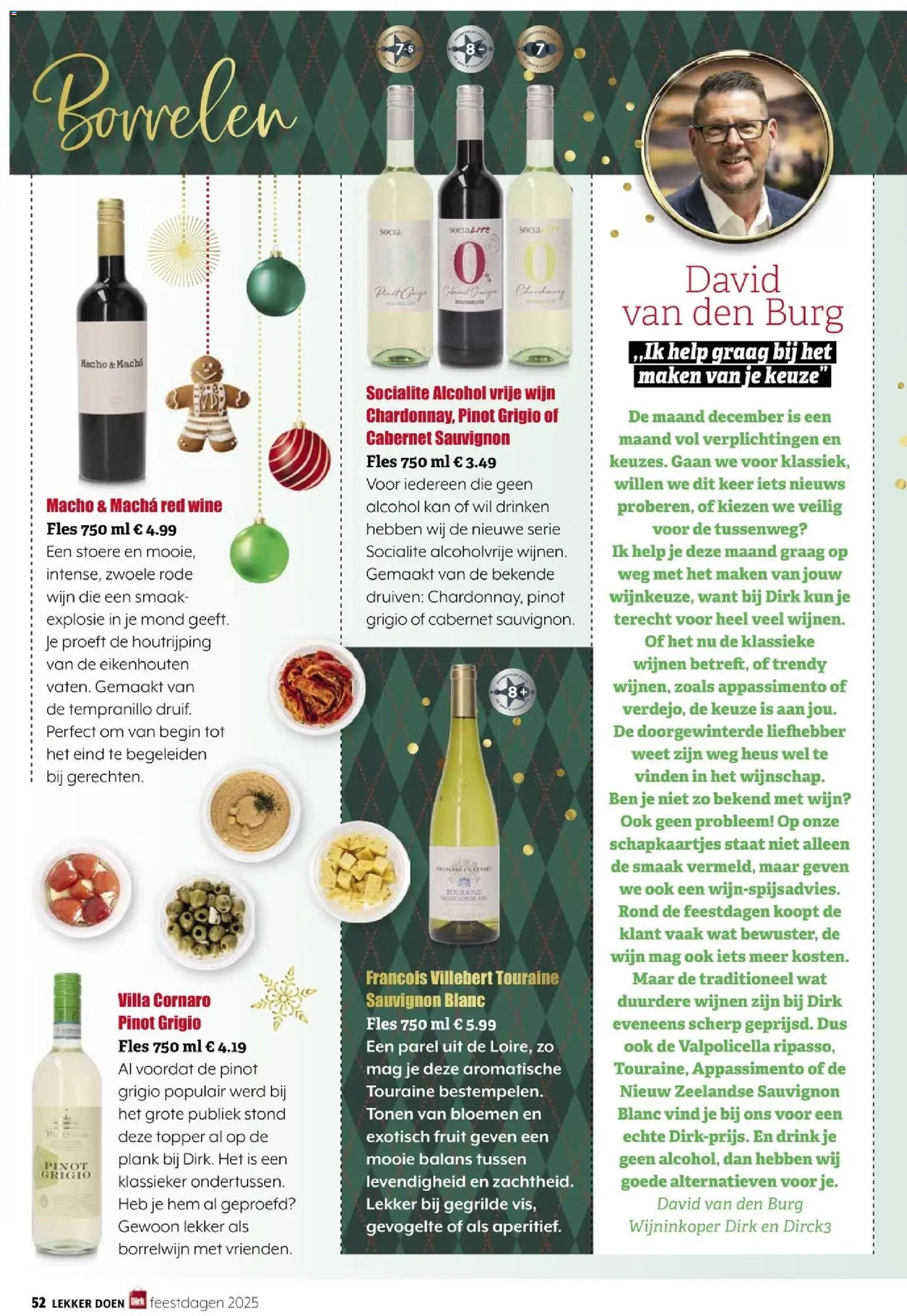 {H1} | Pagina: 52 | Producten: Wijn, Bloemen, Plank, Alcohol