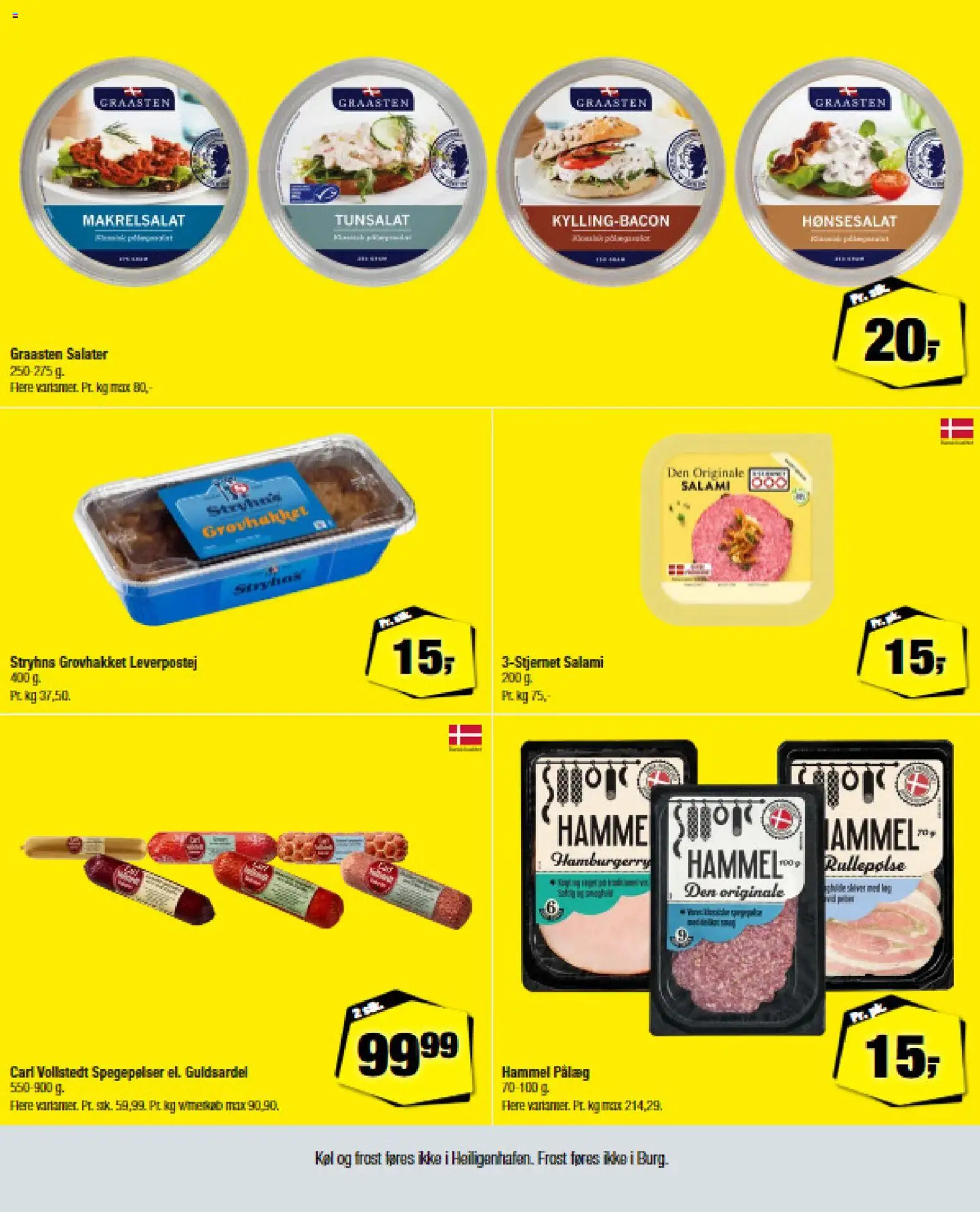 Calle tilbudsavis – gyldig fra 29.04.2026 | Side: 3 | Produkter: Salami, Pålæg, Rullepølse, Leverpostej