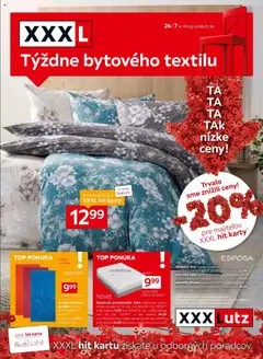XXXLutz týždne bytového textilu - náhľad platný od 28.07.2025