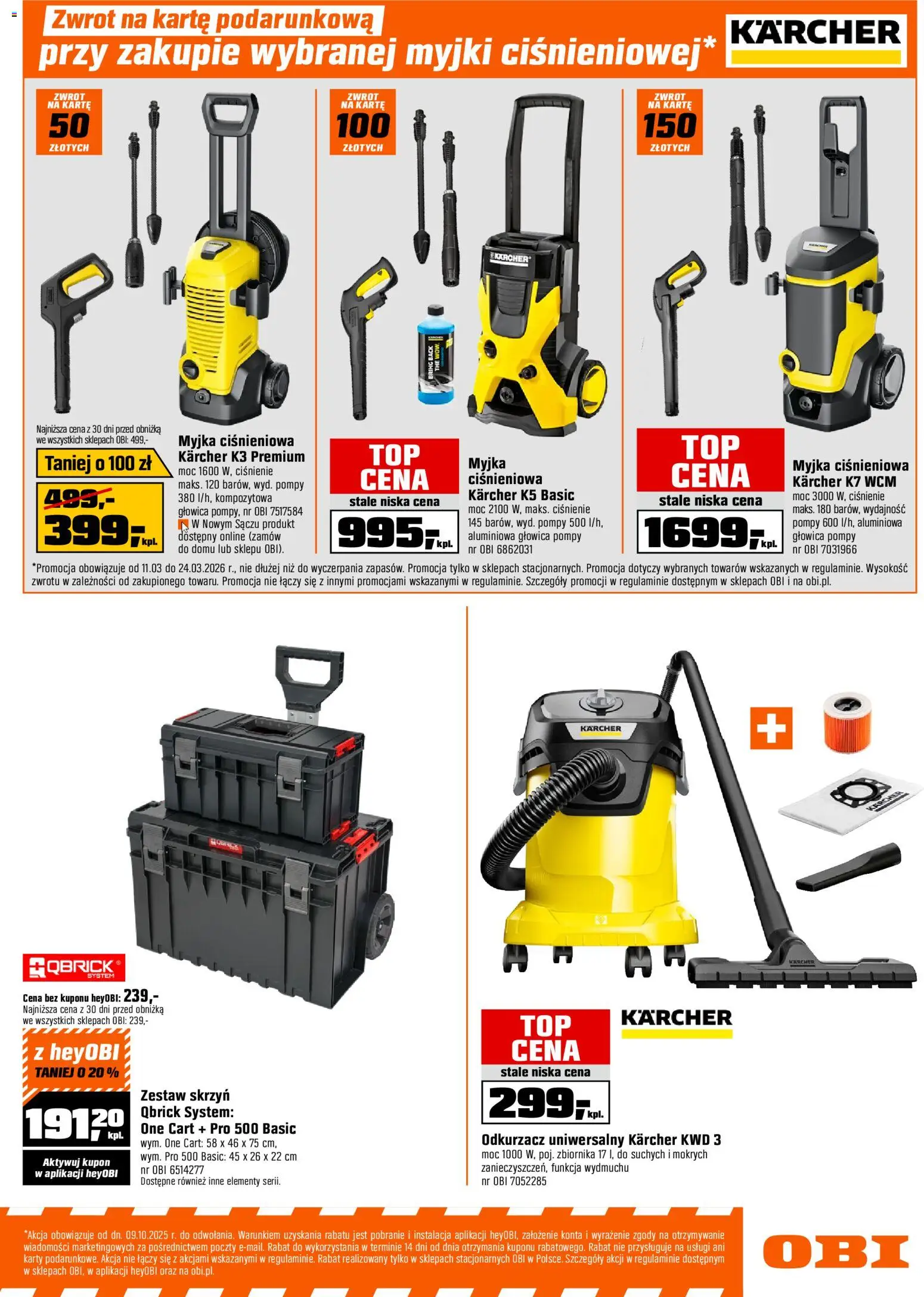 OBI gazetka od 11.03.2026 | Strona: 5 | Produkty: Odkurzacz