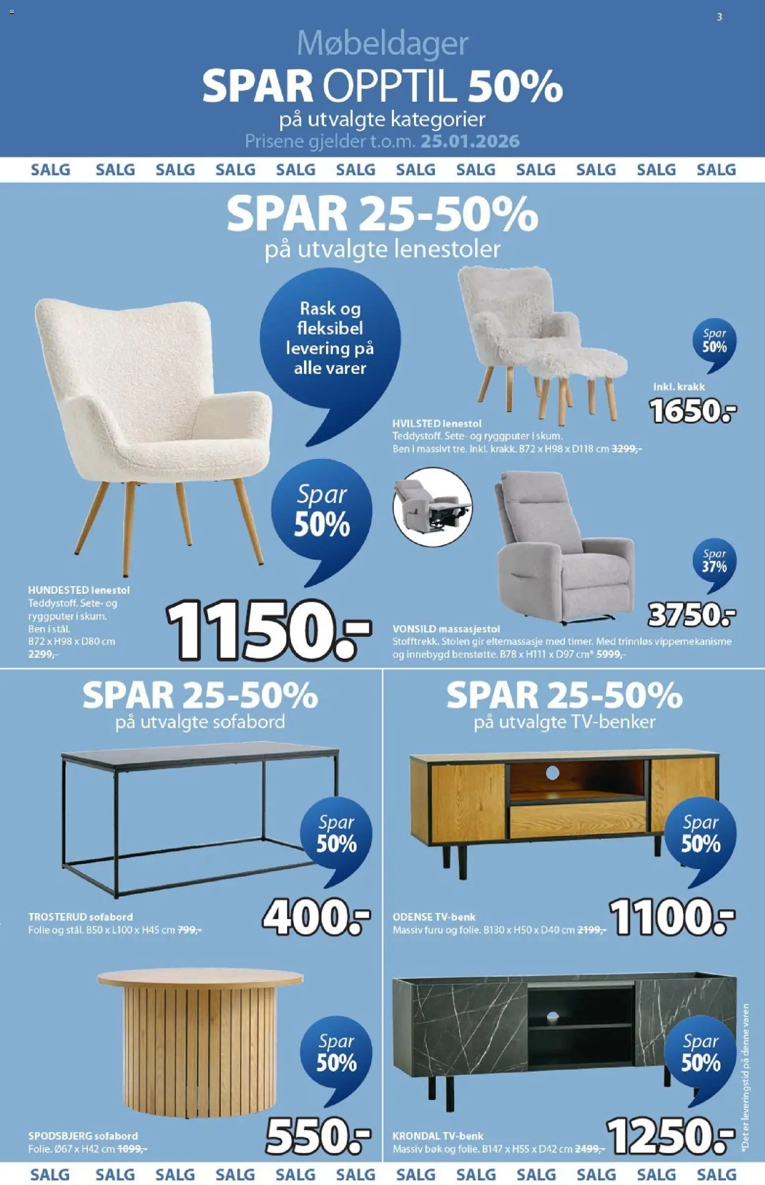 {H1} | Side: 3 | Produkter: Gown, Krakk, Lenestol