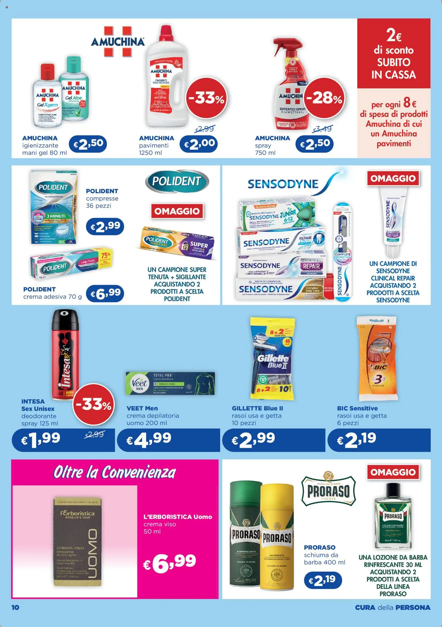 Volantino Acqua e Sapone del 26.02.2026 | Pagina: 10 | Prodotti: Crema depilatoria, Olio, Burro, Cacao