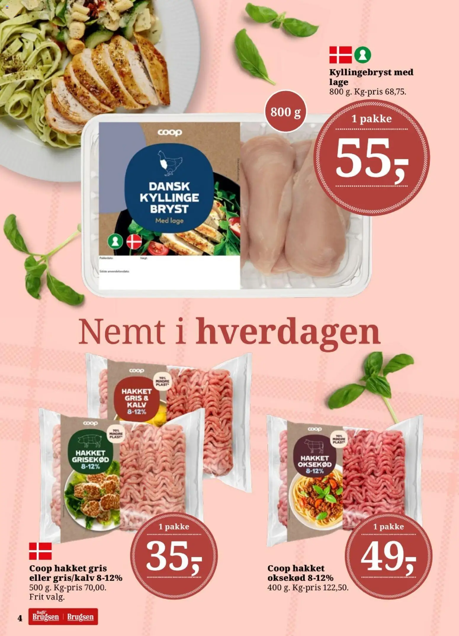 Dagli'Brugsen tilbudsavis – gyldig fra 13.03.2026 | Side: 5 | Produkter: Oksekød