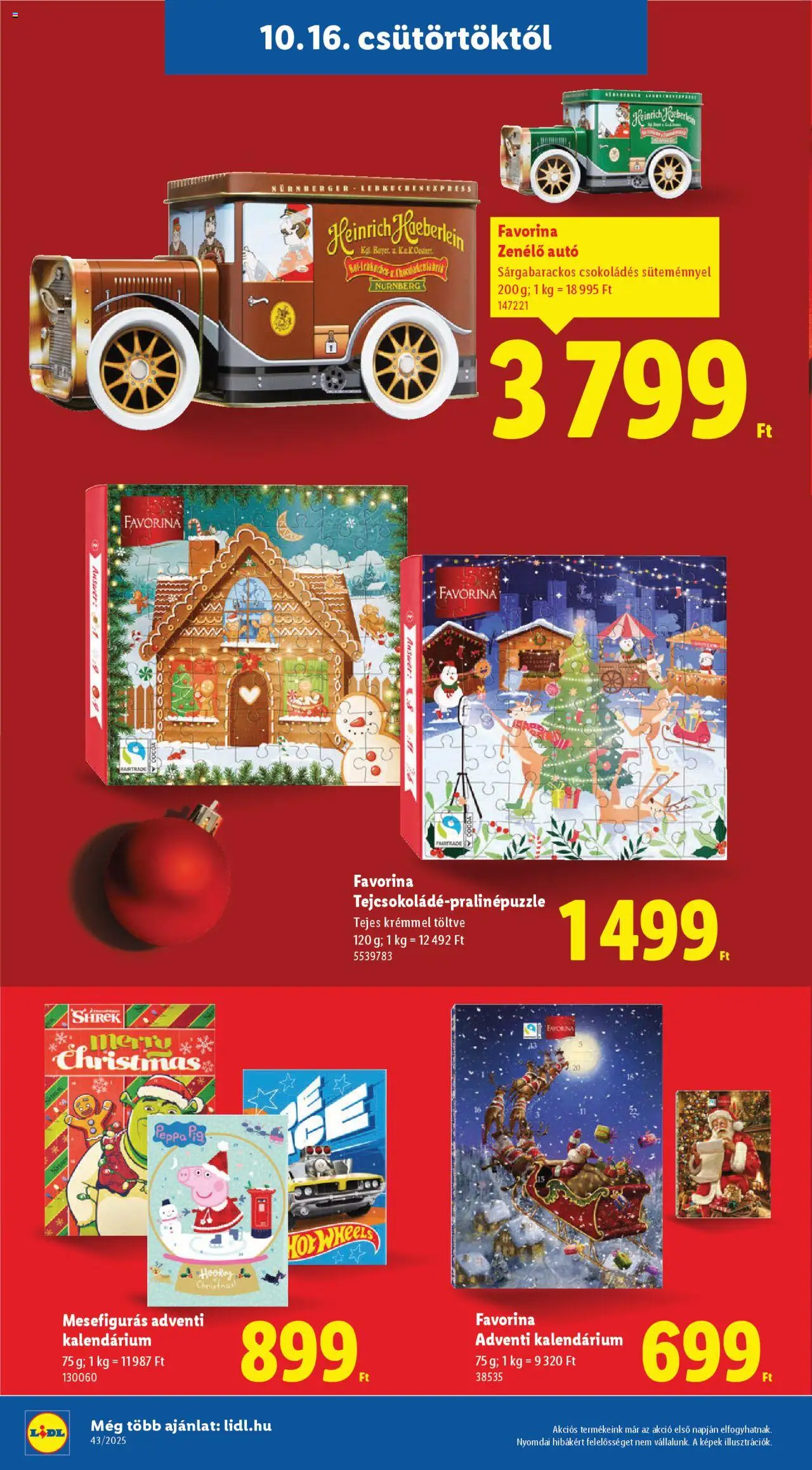 Lidl akciós ujság - amely érvényes a következő dátumtól: 16.10.2025 | Oldal: 12
