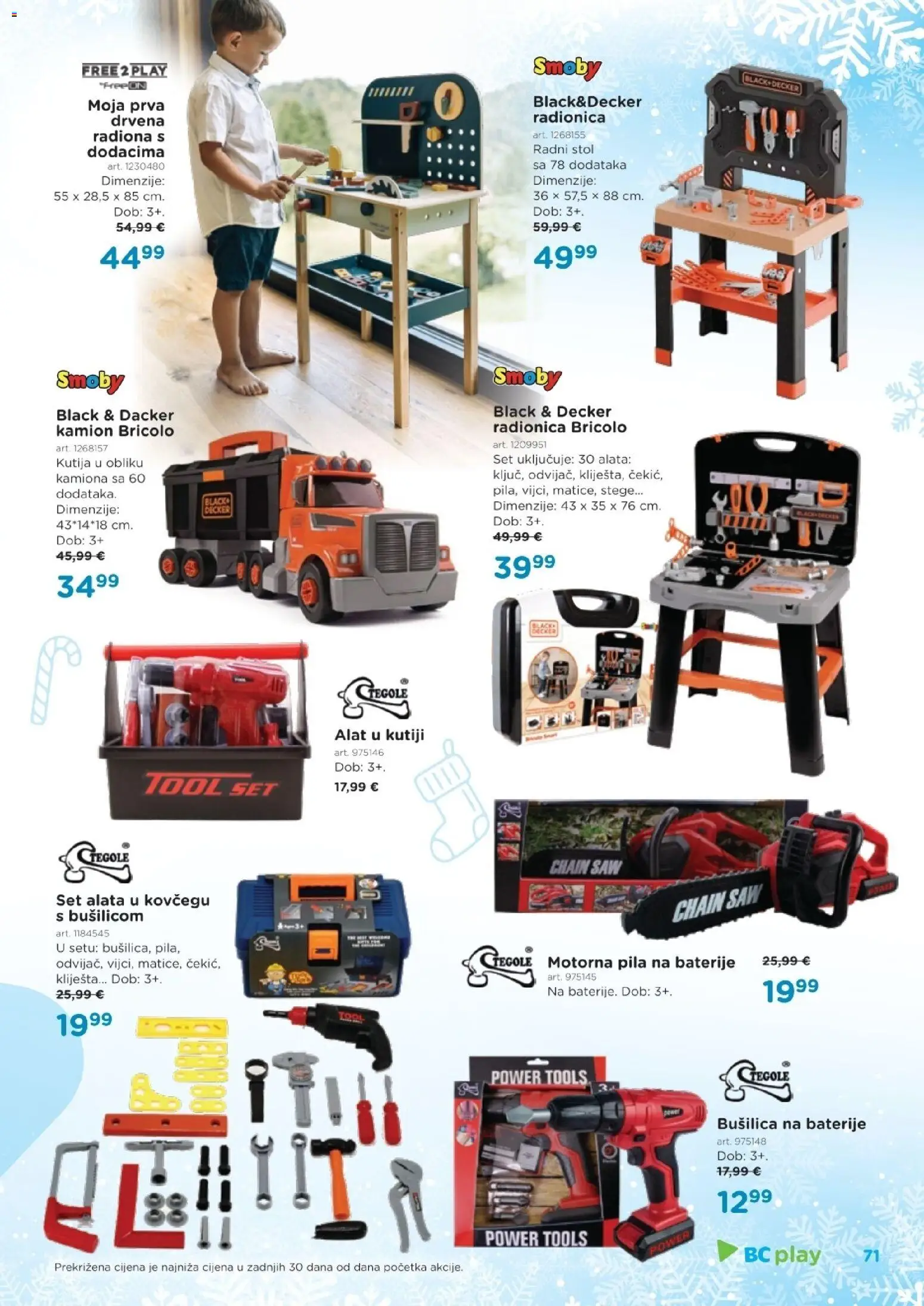 Baby Center katalog | vrijedi od 01.11.2025 | Stranica: 71 | Proizvodi: Kutija, Baterije, Kliješta, Pila