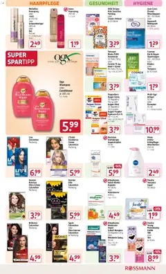 Rossmann Prospekt 	 - gültig ab dem 04.08.2025 | Seite: 13 | Produkte: Wattepads, Shampoo, Haarspray, Creme