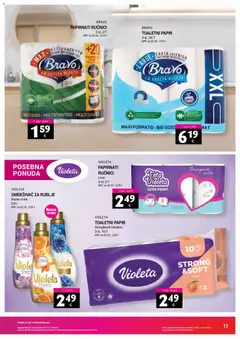Katalog Trgovina Krk - Pregled kataloga iz trgovine Trgovina Krk, vrijedi od 02.03.2026 | Stranica: 17 | Proizvodi: Omekšivač, Papirnati ručnici, Breskva, Violeta