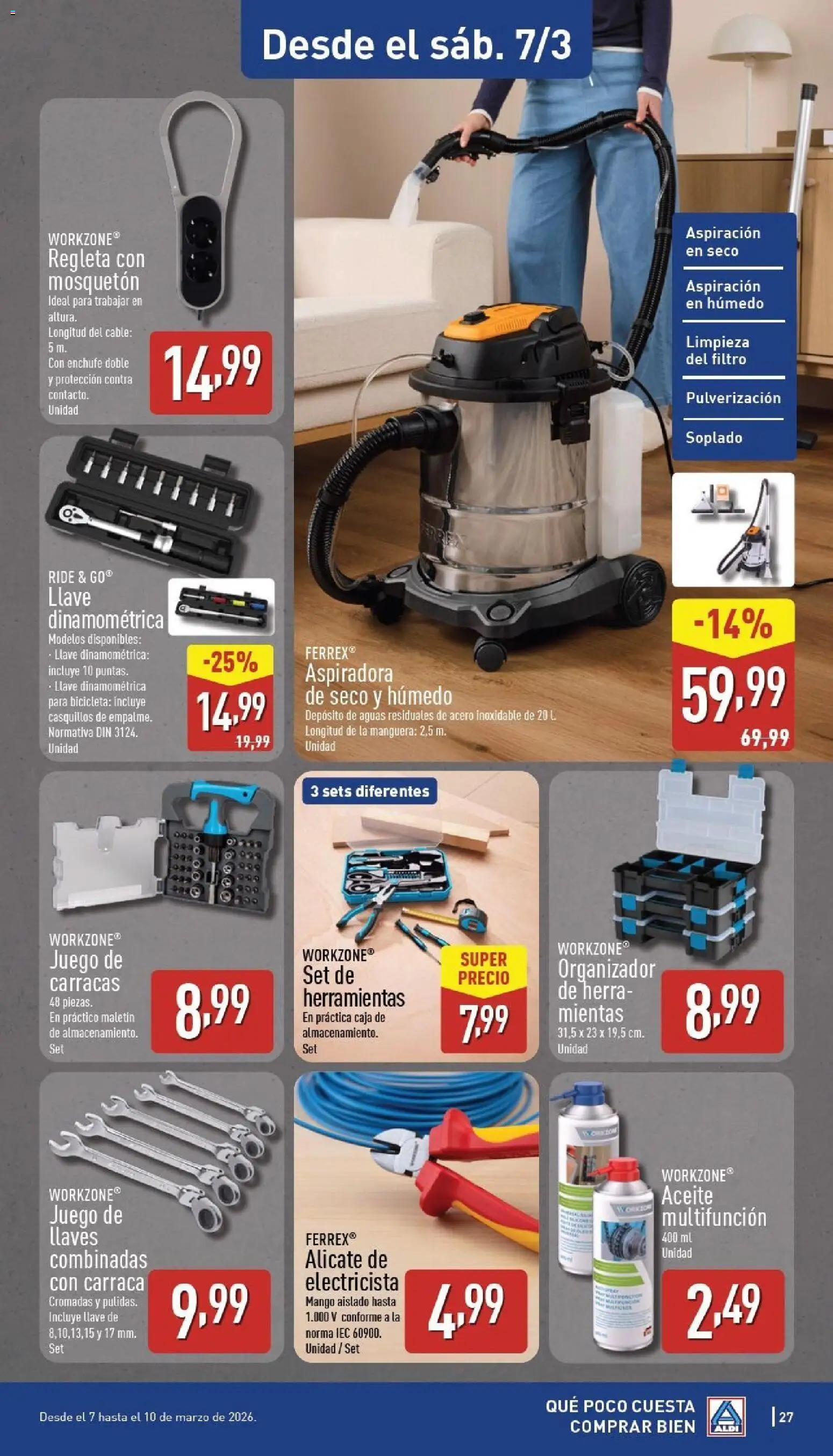 Aldi folleto Península │ válido desde el 02.03.2026 | Página: 27 | Productos: Bicicleta, Organizador, Cable, Ρούτερ