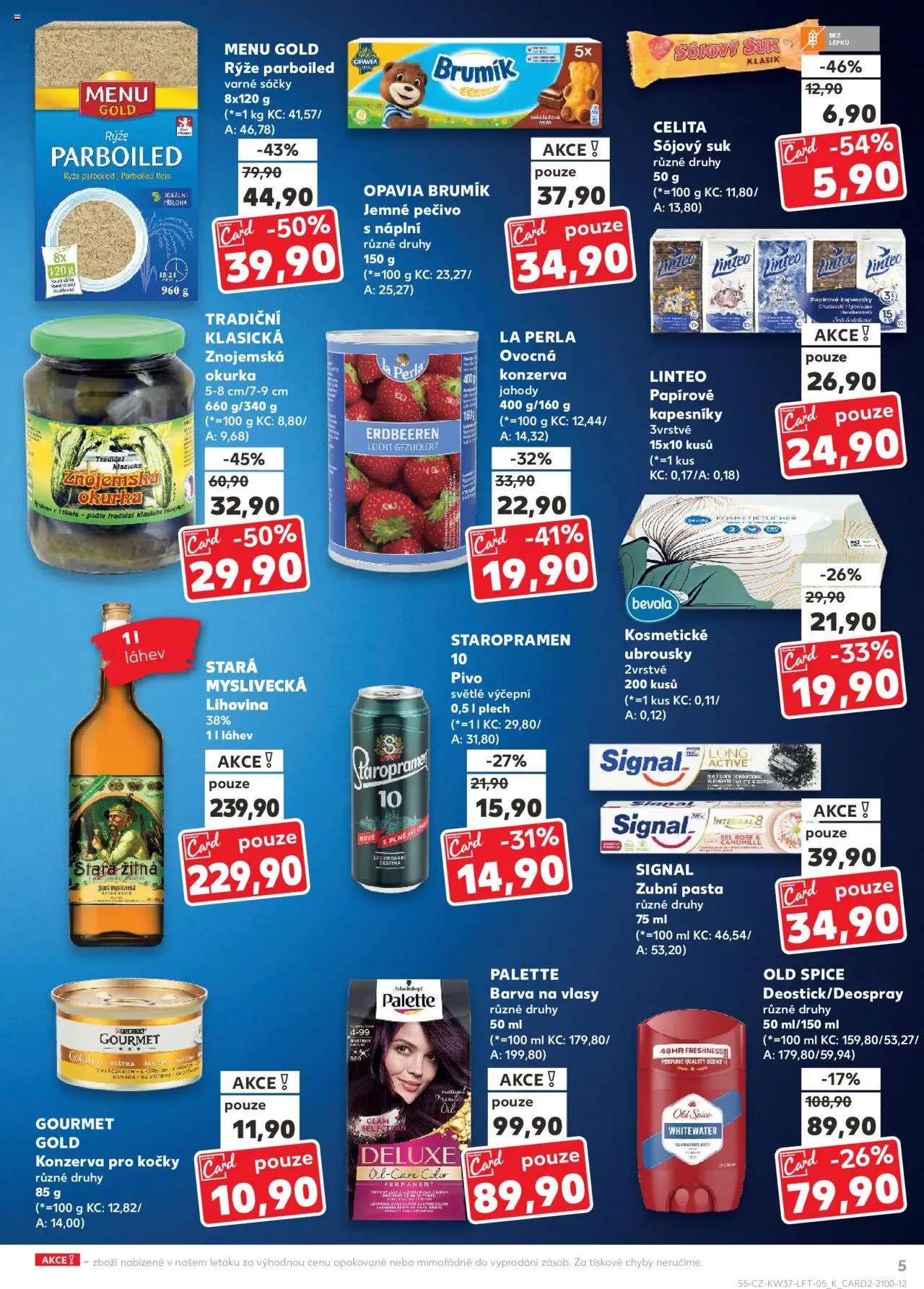 Kaufland leták - Liberec od 10.09.2025 | Strana: 5 | Produkty: Pivo, Bevola, Brumik, Paštika