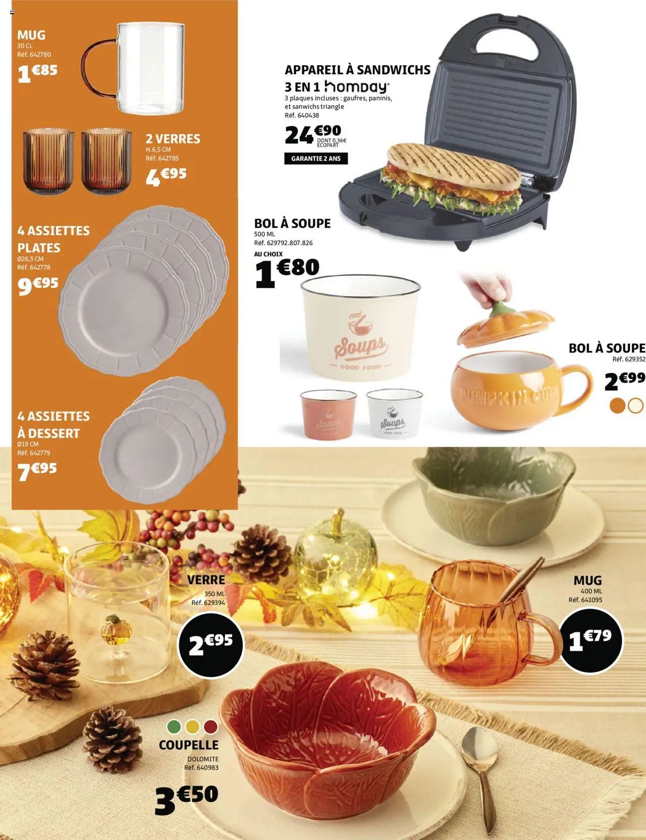 {H1} | Page: 4 | Produits: Soupe, Bol