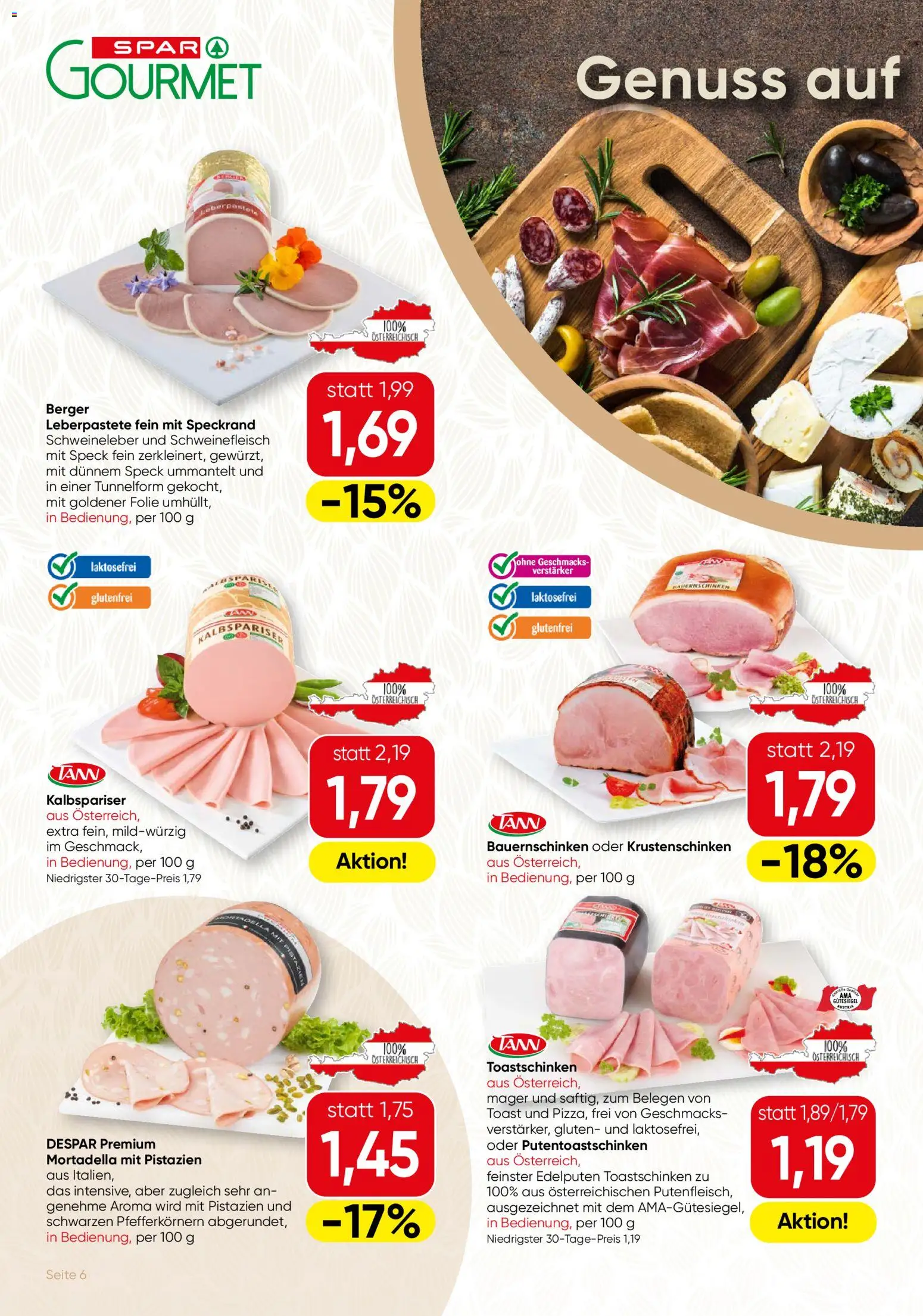SPAR Gourmet Flugblatt gültig ab 20.11.2025 | Seite: 6