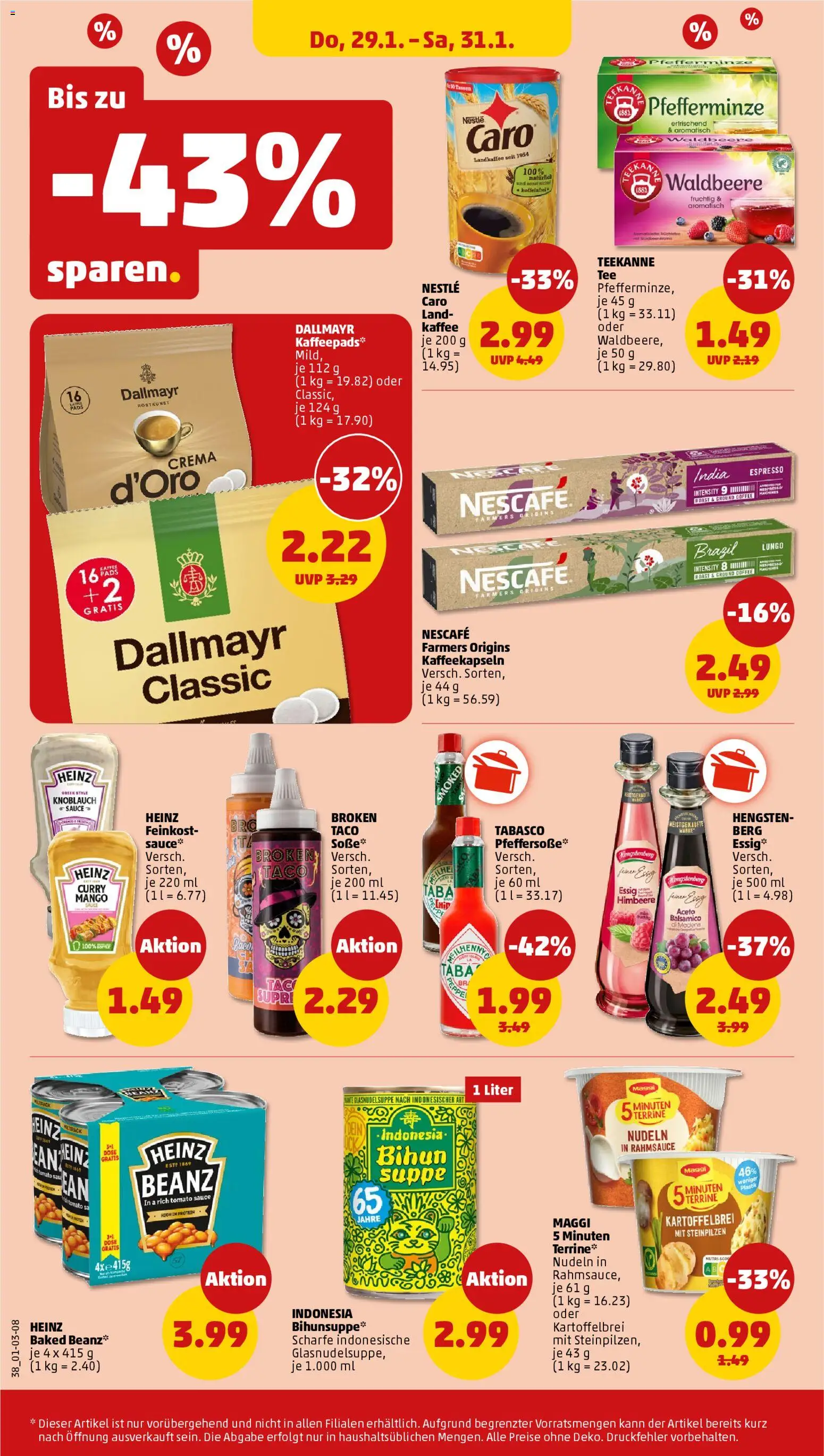 Penny Prospekt 	 – gültig ab 26.01.2026 | Seite: 40 | Produkte: Nescafe, Maggi, Nudeln, Ente